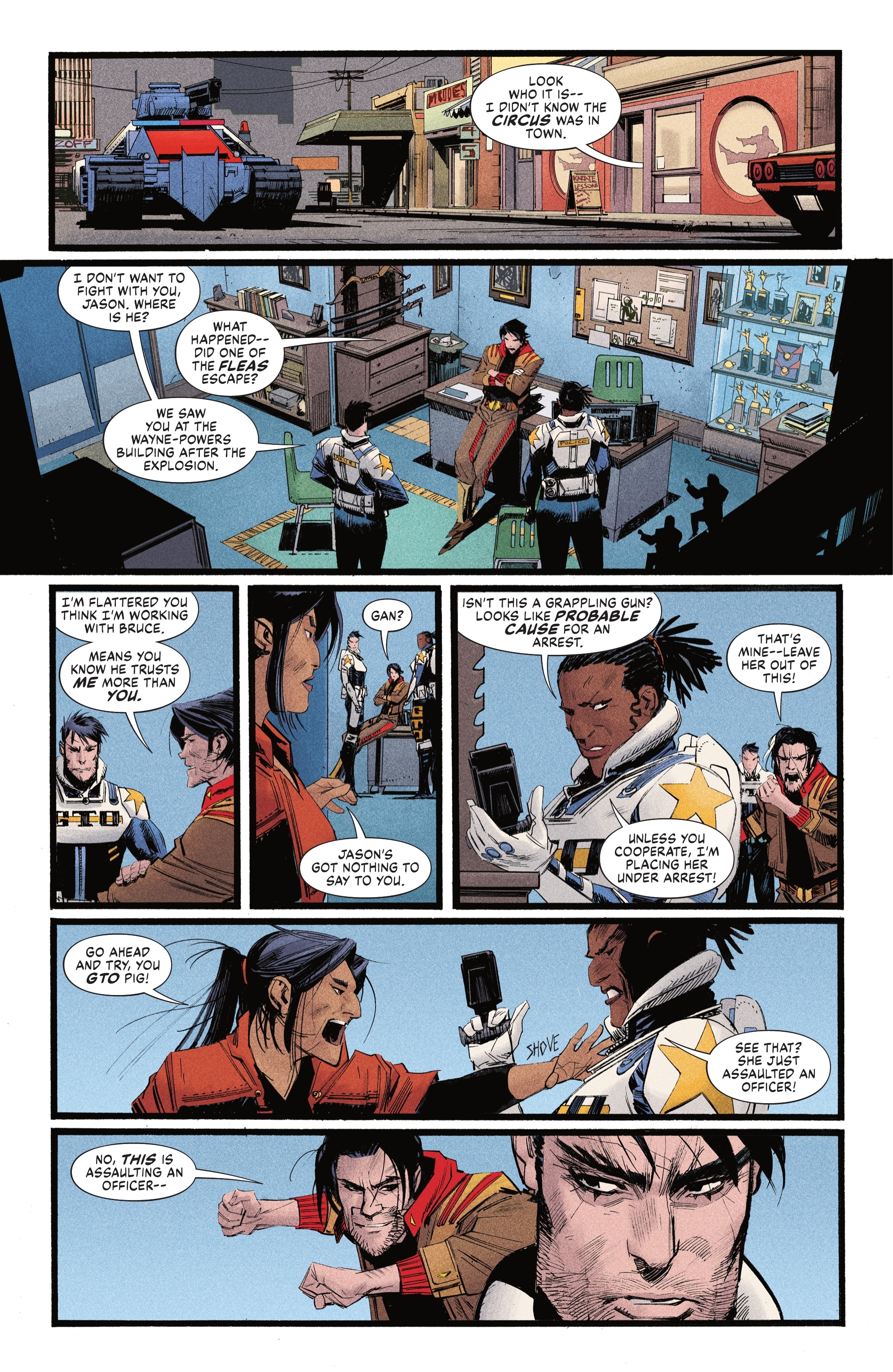 Read online Batman: Beyond the White Knight comic -  Issue #6 - 7