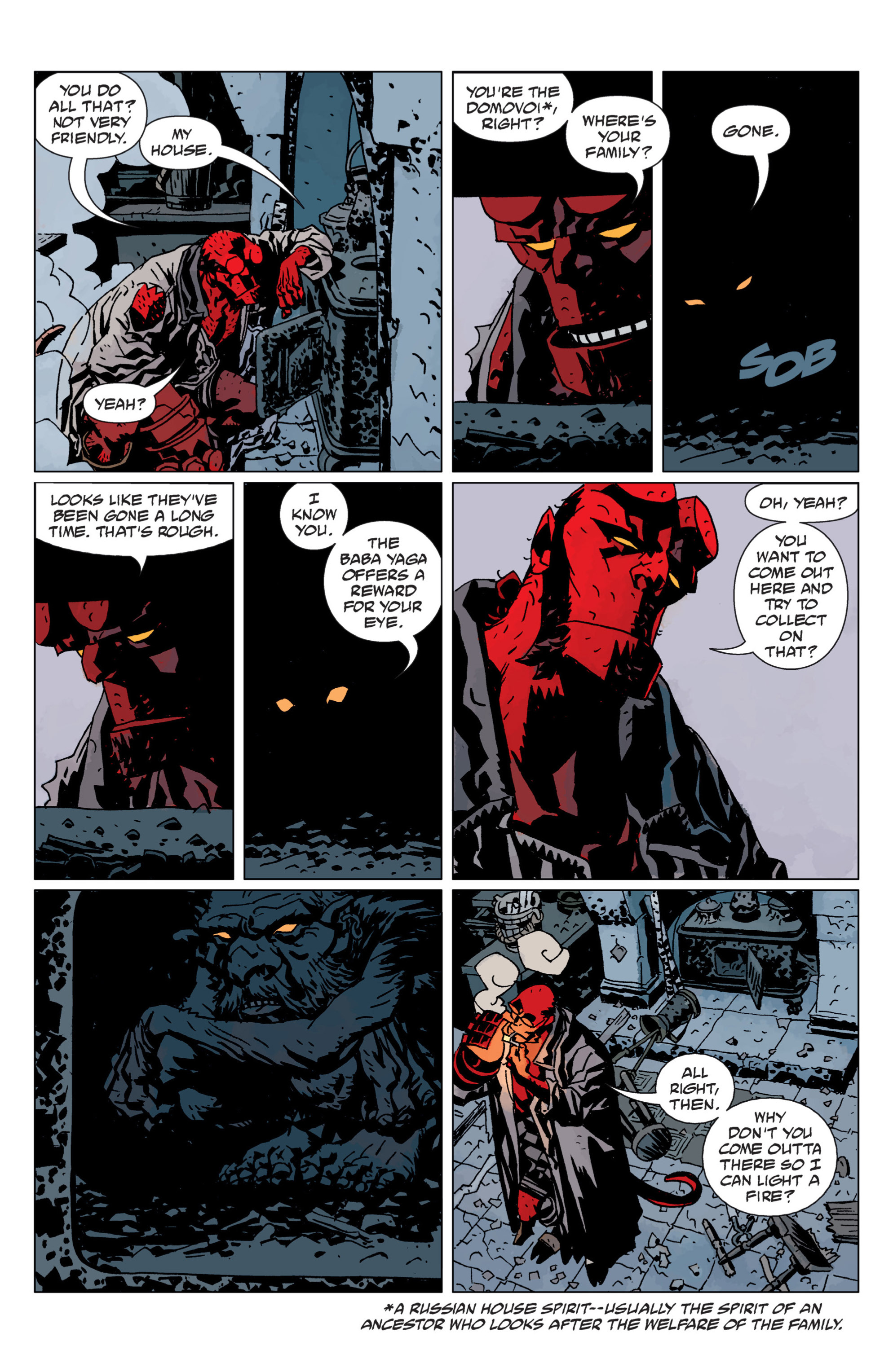 Read online Hellboy comic -  Issue #8 - 82
