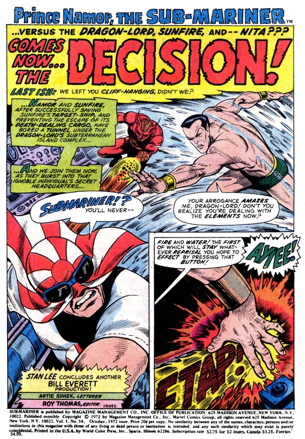 Read online The Sub-Mariner comic -  Issue #54 - 3