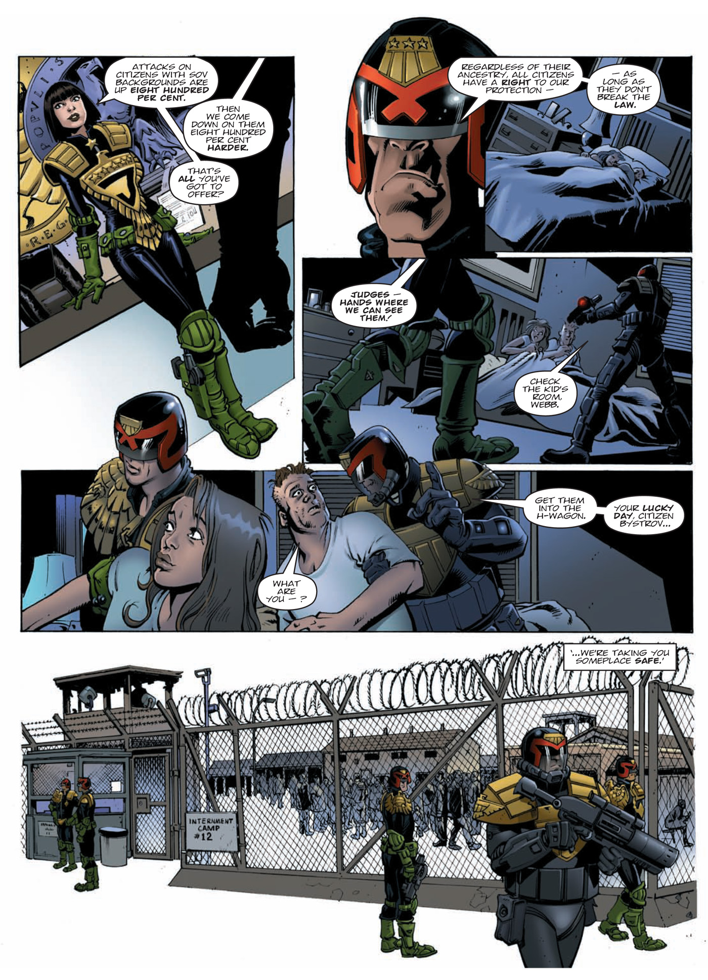 Read online Judge Dredd: Day of Chaos: Fallout comic -  Issue # TPB (Part 1) - 94