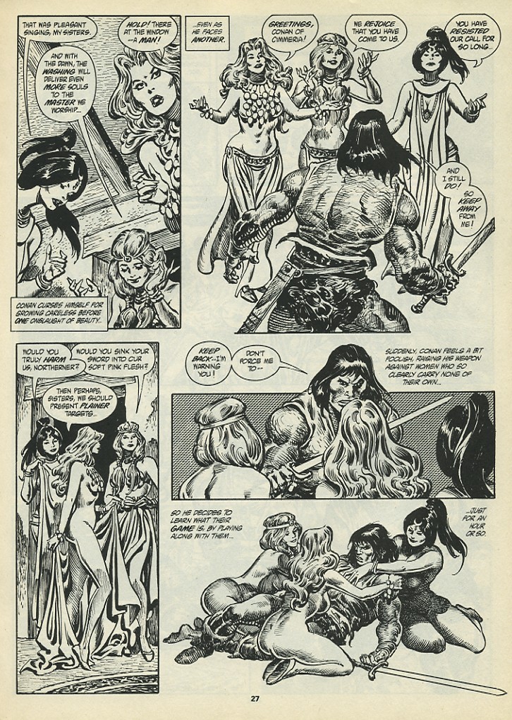 Read online The Savage Sword Of Conan comic -  Issue #198 - 29