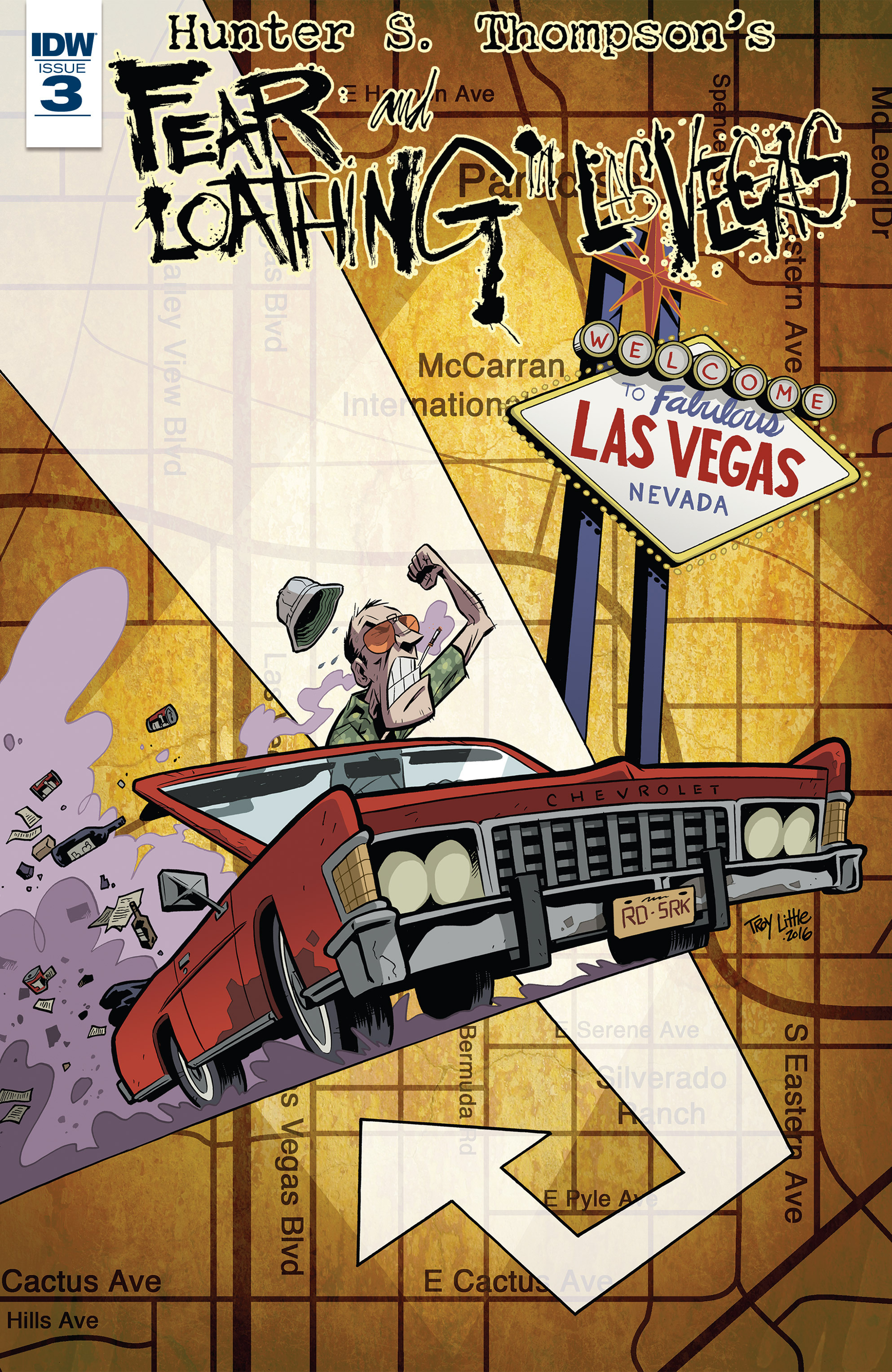Read online Hunter S. Thompson's Fear and Loathing in Las Vegas comic -  Issue #3 - 1