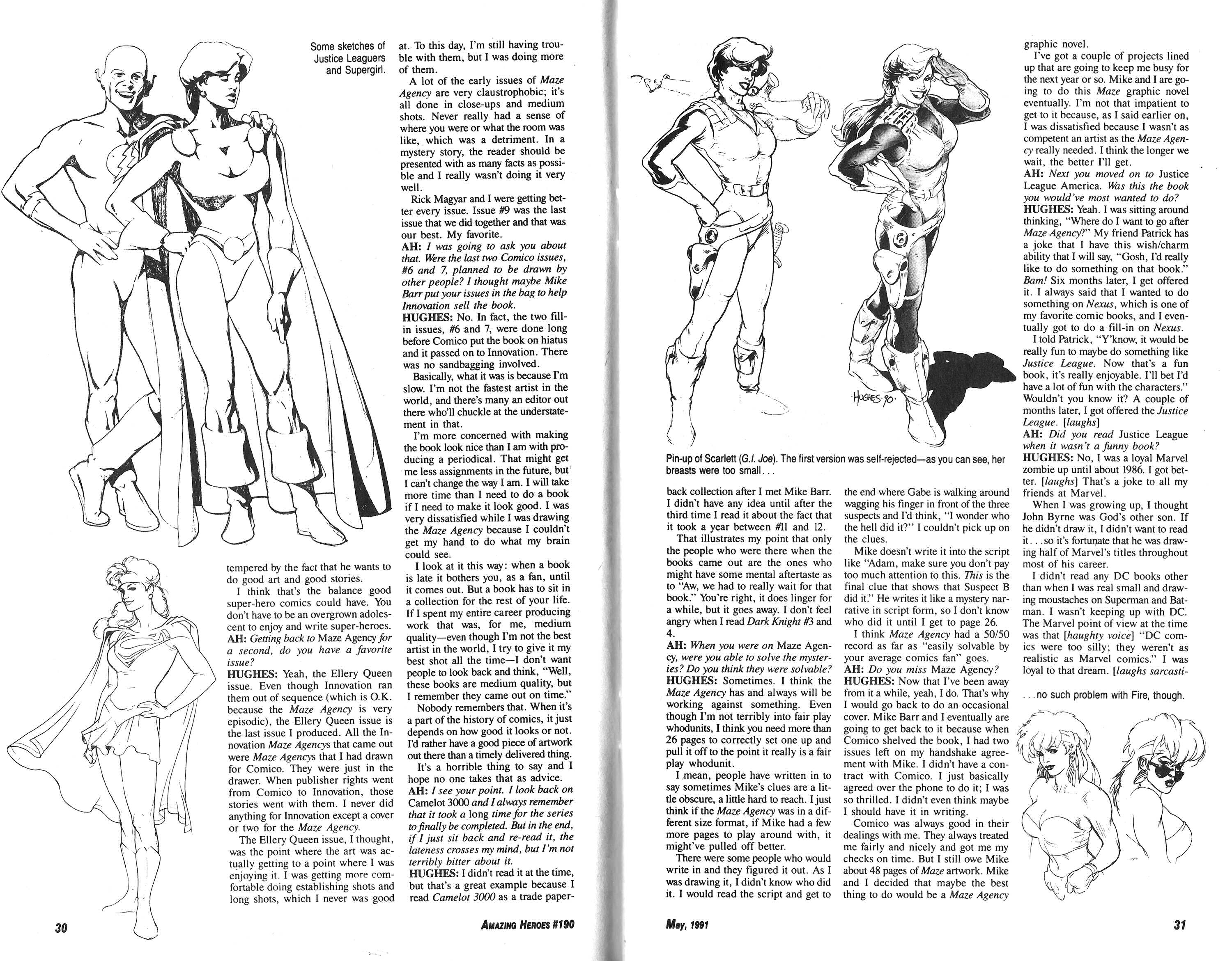 Read online Amazing Heroes comic -  Issue #190 - 16