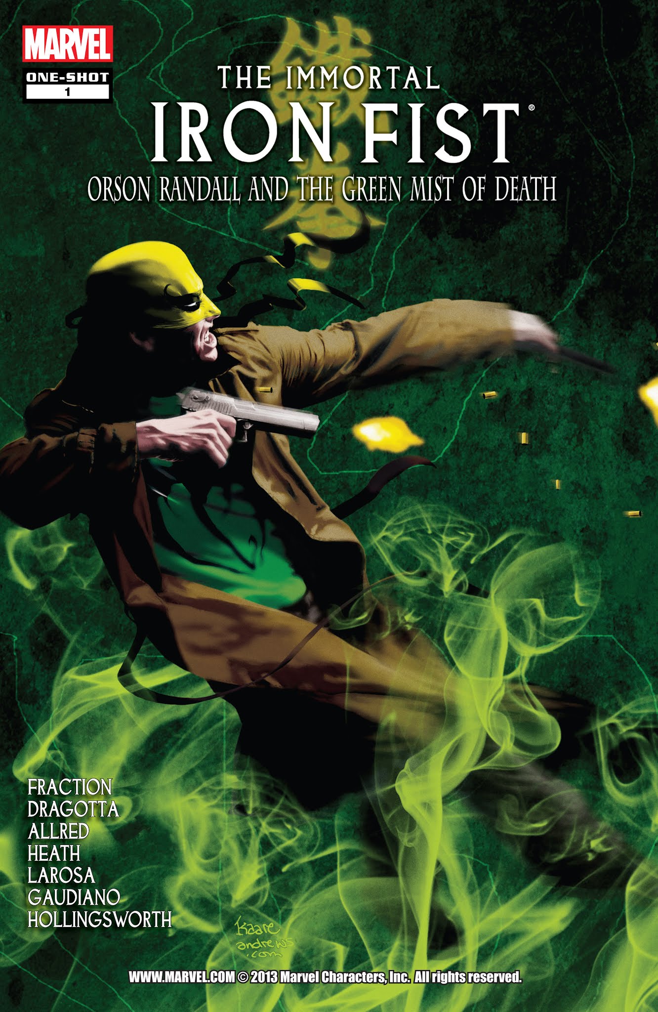 The Immortal Iron Fist: Orson Randall and The Green Mist of Death Full Page 1