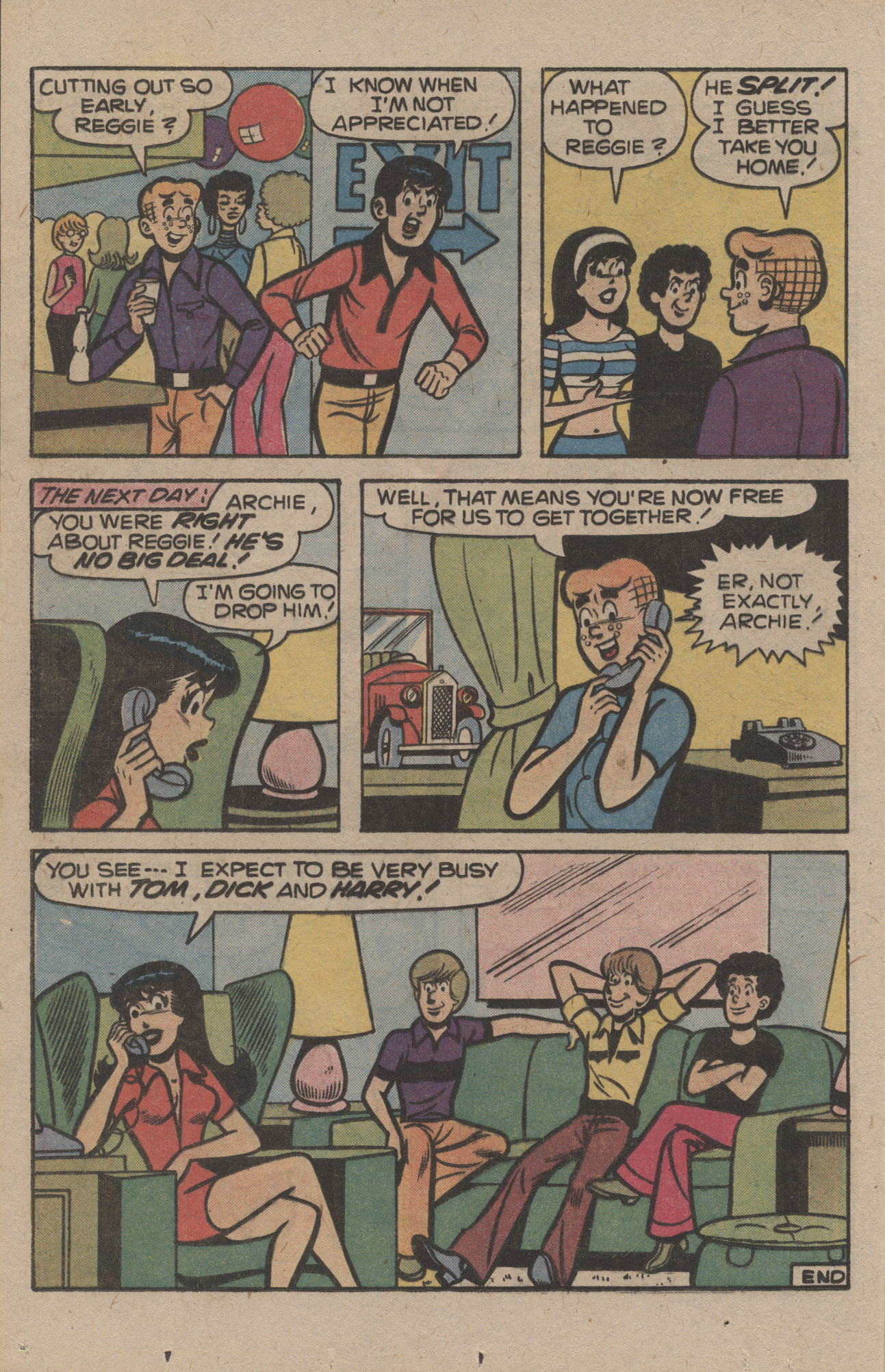 Read online Reggie and Me (1966) comic -  Issue #108 - 24