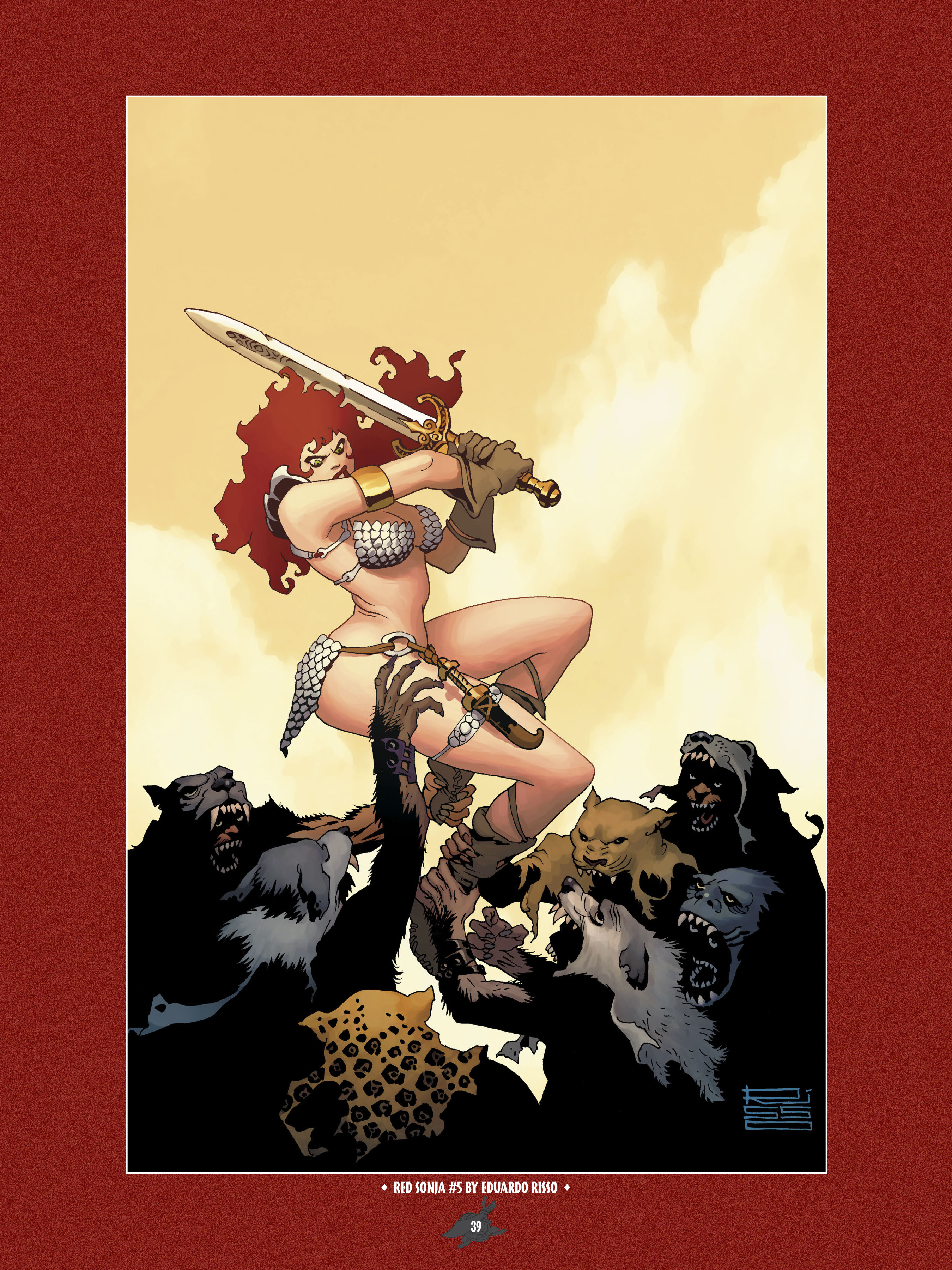 Read online The Art of Red Sonja comic -  Issue # TPB 1 (Part 1) - 38