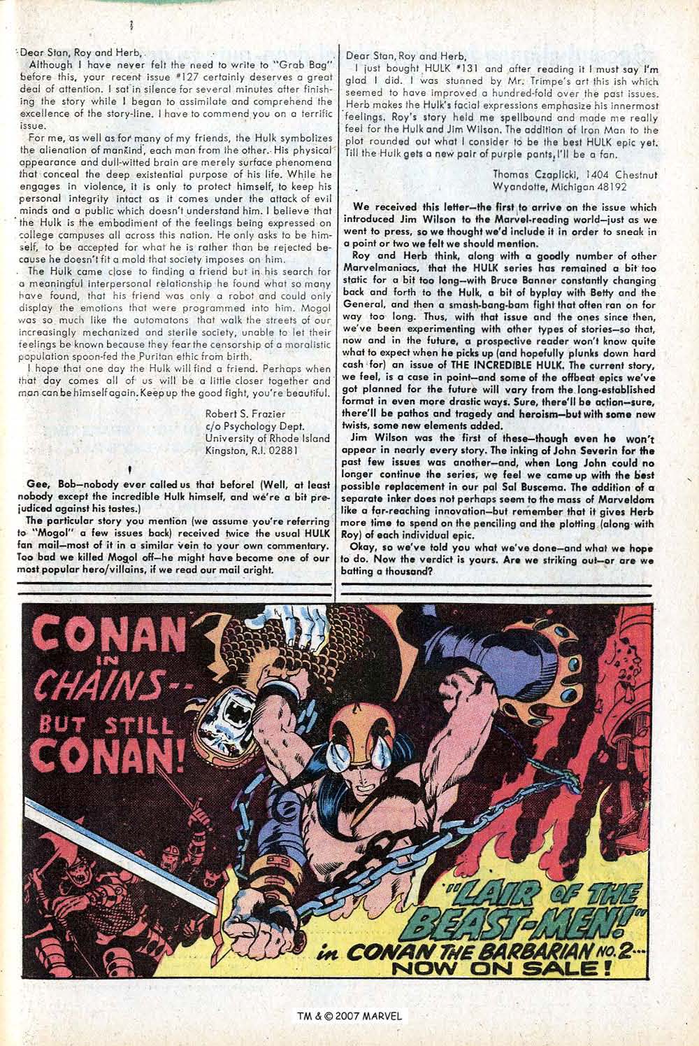 Read online The Incredible Hulk (1968) comic -  Issue #134 - 33