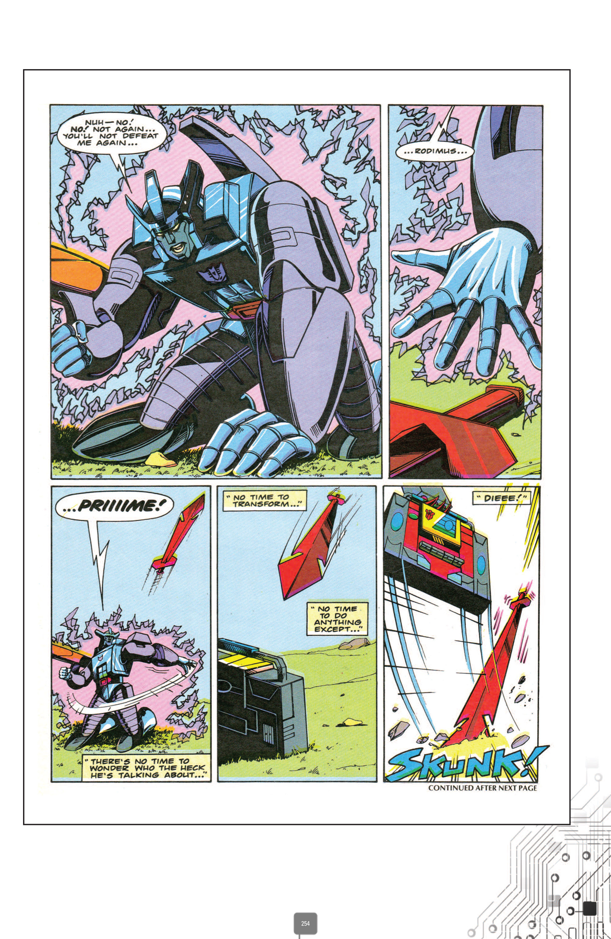 Read online The Transformers Classics UK comic -  Issue # TPB 3 - 254