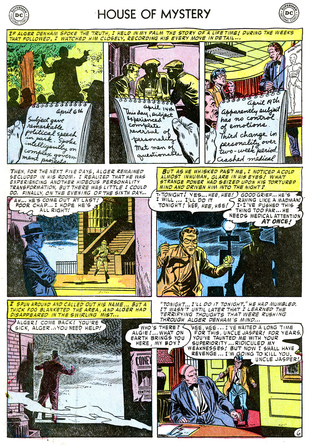 Read online House of Mystery (1951) comic -  Issue #7 - 8
