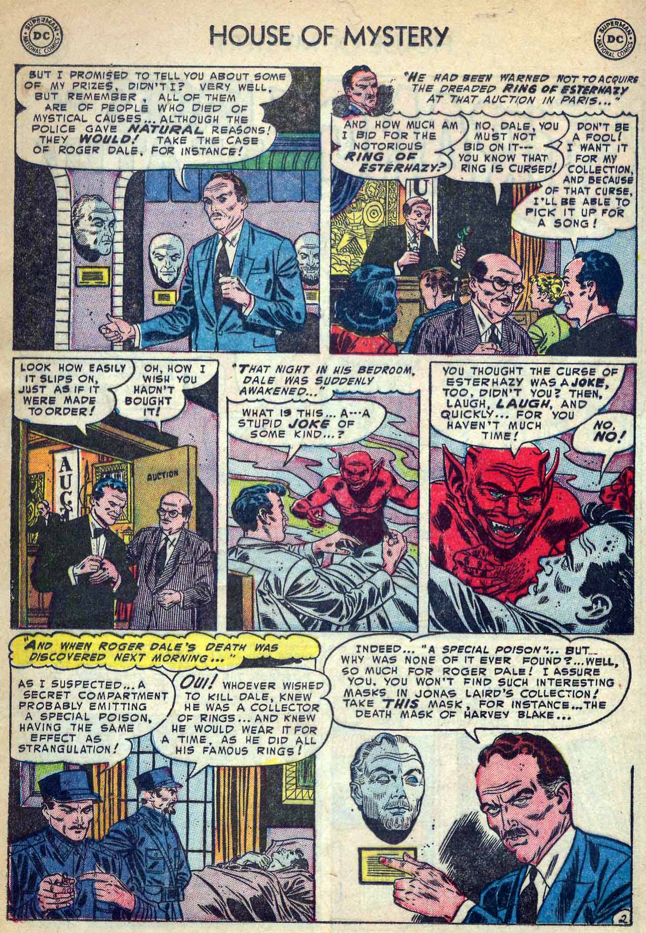 Read online House of Mystery (1951) comic -  Issue #19 - 20