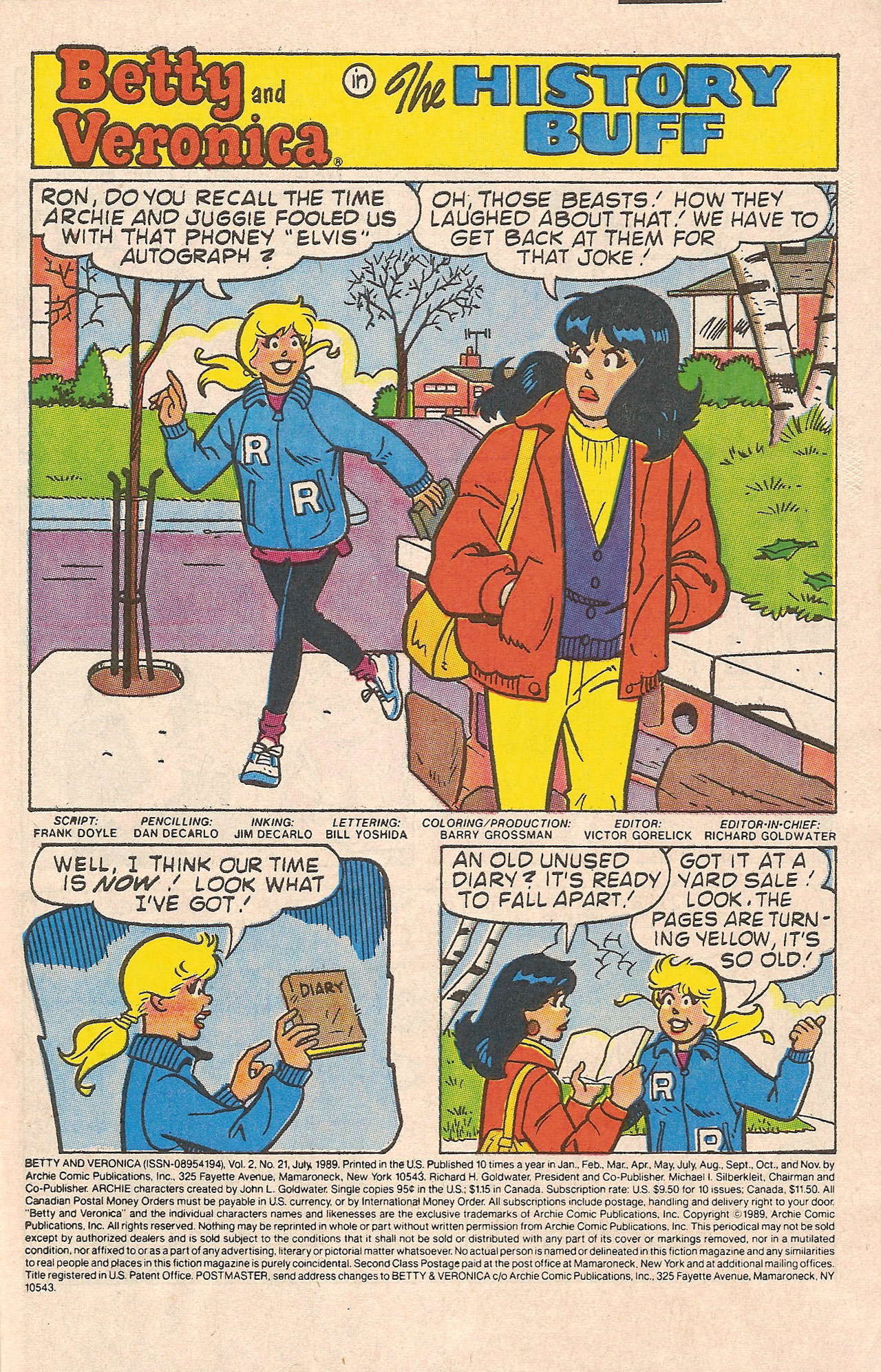 Read online Betty and Veronica (1987) comic -  Issue #21 - 3