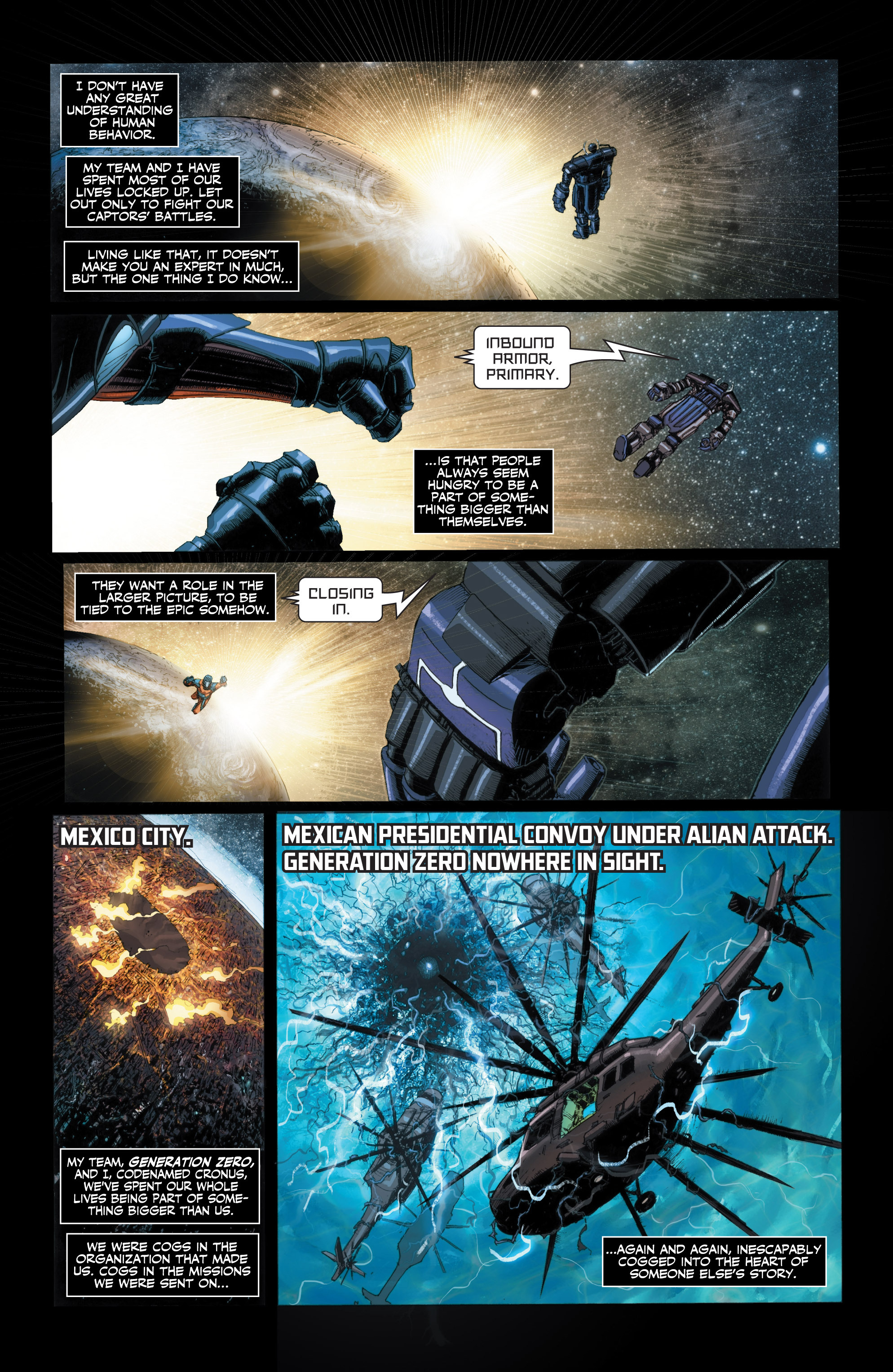 Read online Armor Hunters: Harbinger comic -  Issue # TPB - 31