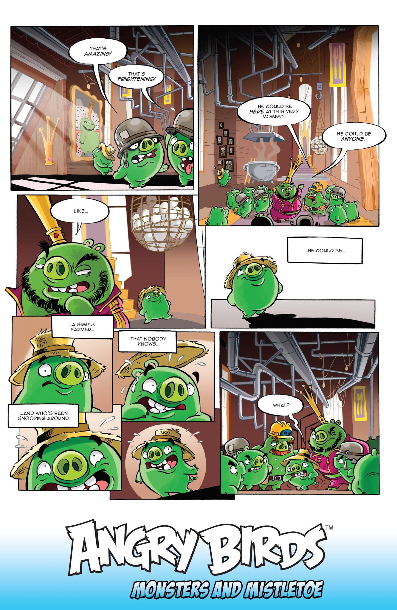 Read online Angry Birds Comics Quarterly comic -  Issue # Issue Monsters and Mistletoe - 11