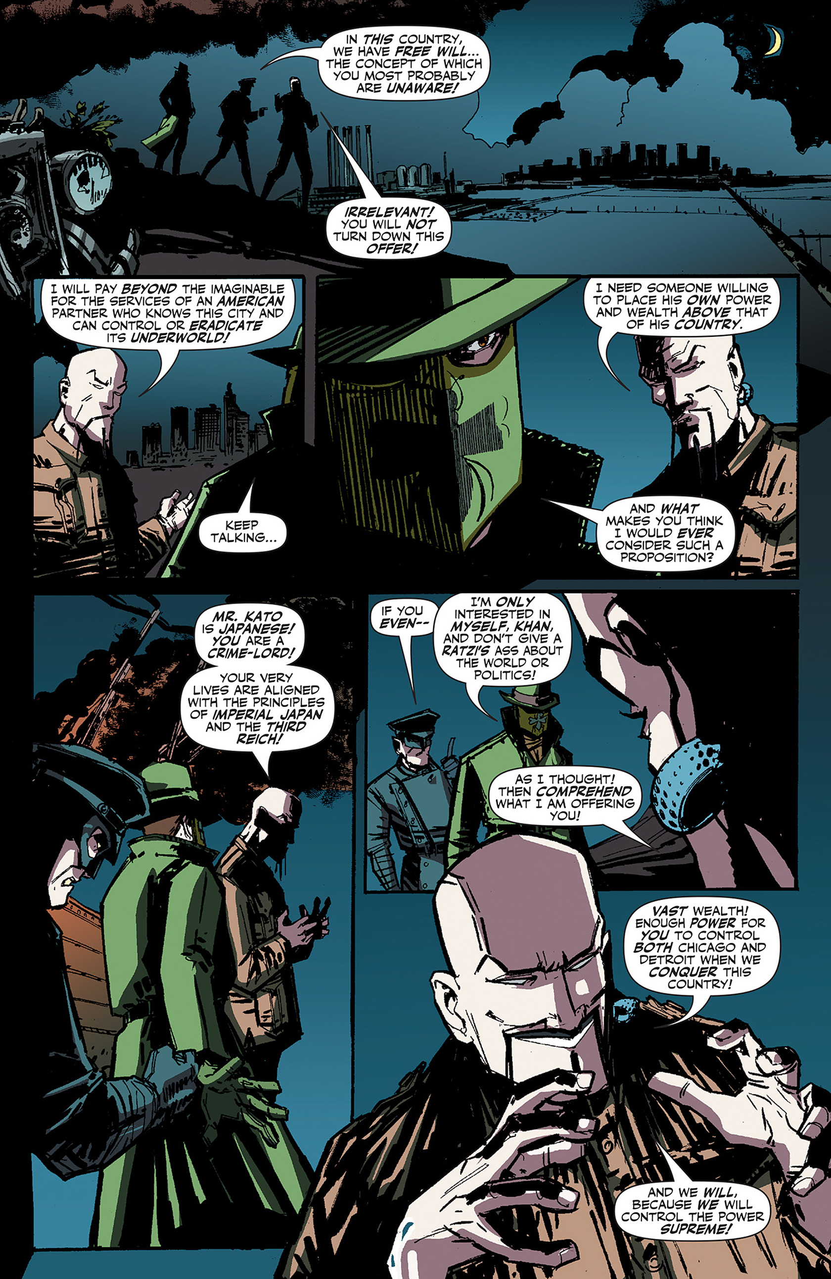 Read online The Shadow/Green Hornet: Dark Nights comic -  Issue #2 - 13