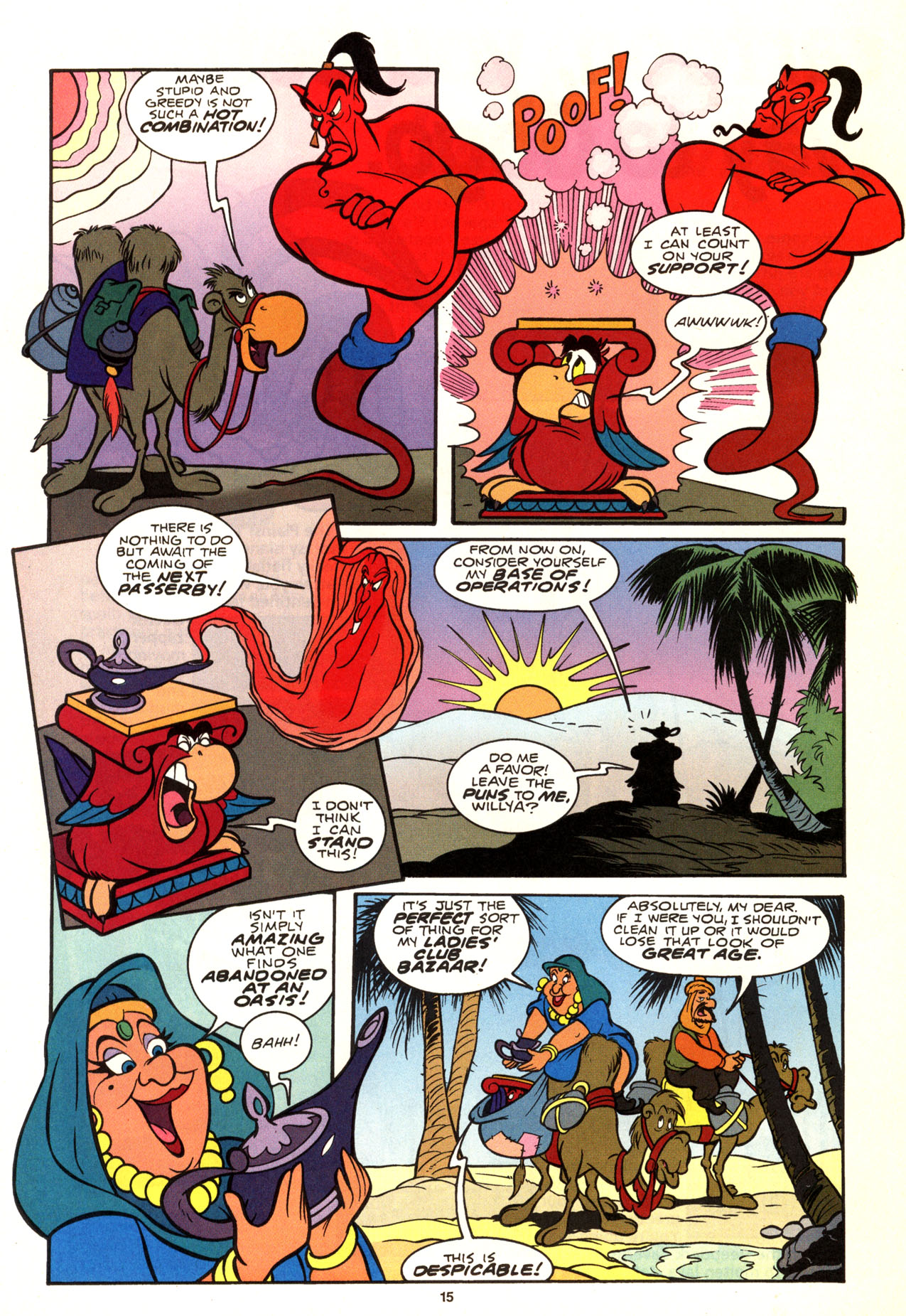 Read online The Return of Disney's Aladdin comic -  Issue #1 - 19