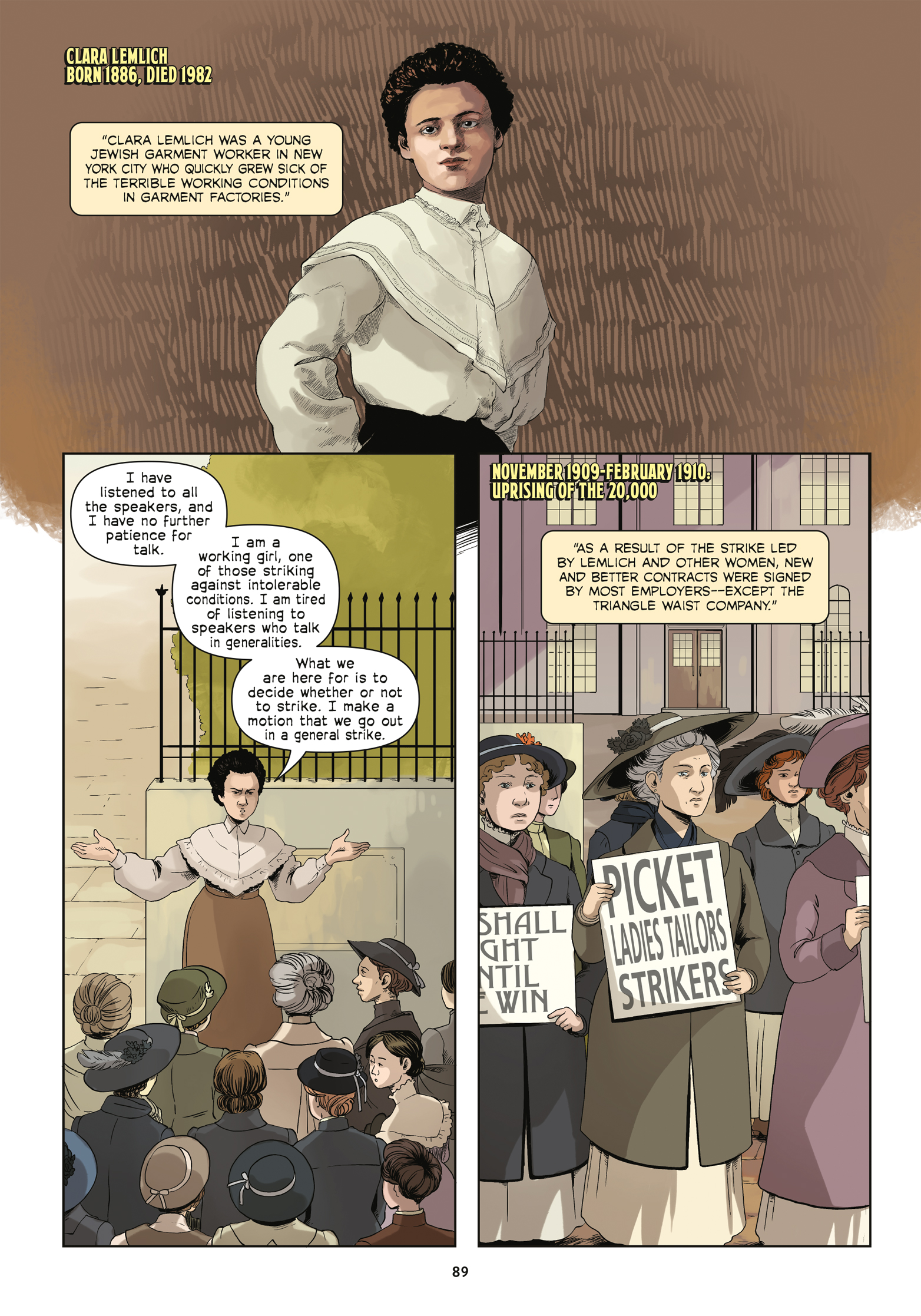 Read online Amazons, Abolitionists, and Activists: A Graphic History of Women's Fight for Their Rights comic -  Issue # TPB (Part 1) - 87