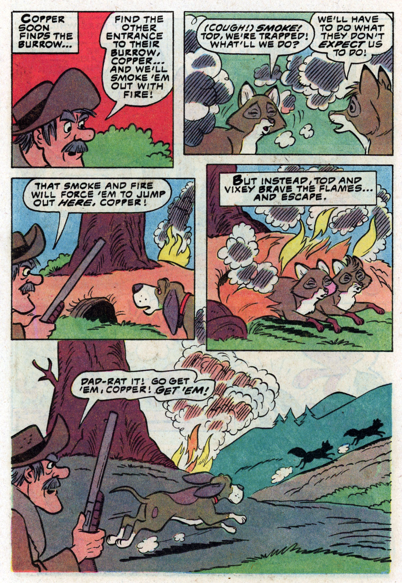 Read online Walt Disney Productions' The Fox and the Hound comic -  Issue #2 - 24