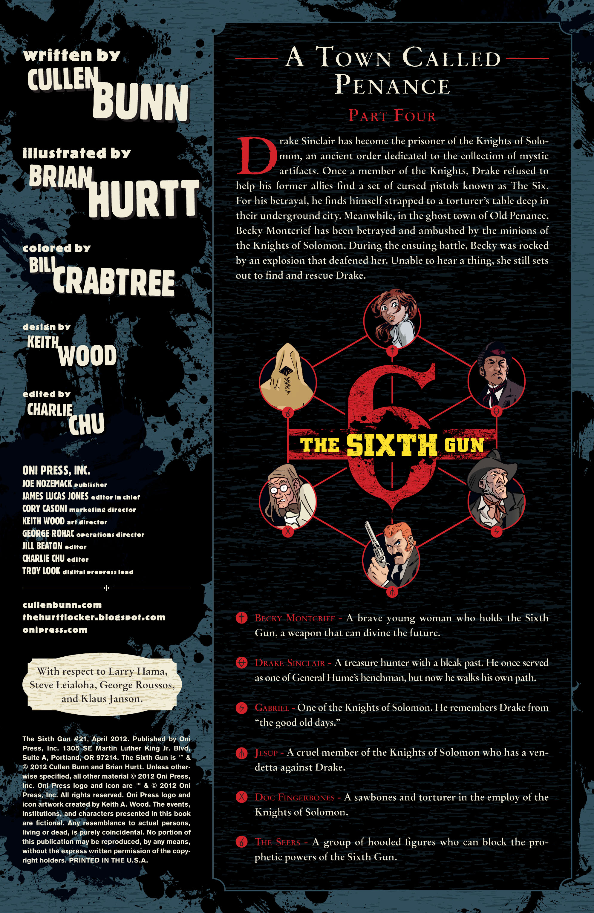 Read online The Sixth Gun comic -  Issue #21 - 2
