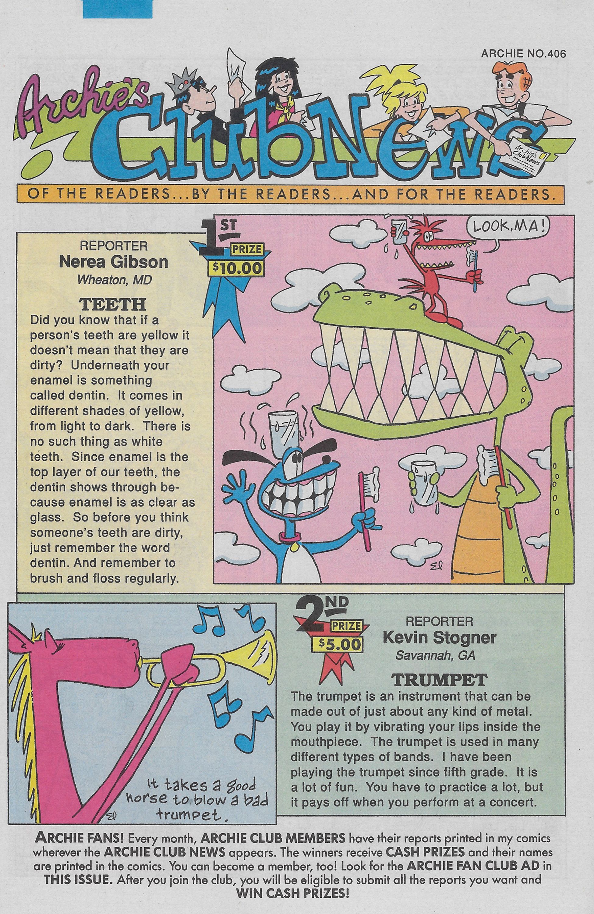 Read online Archie (1960) comic -  Issue #406 - 8