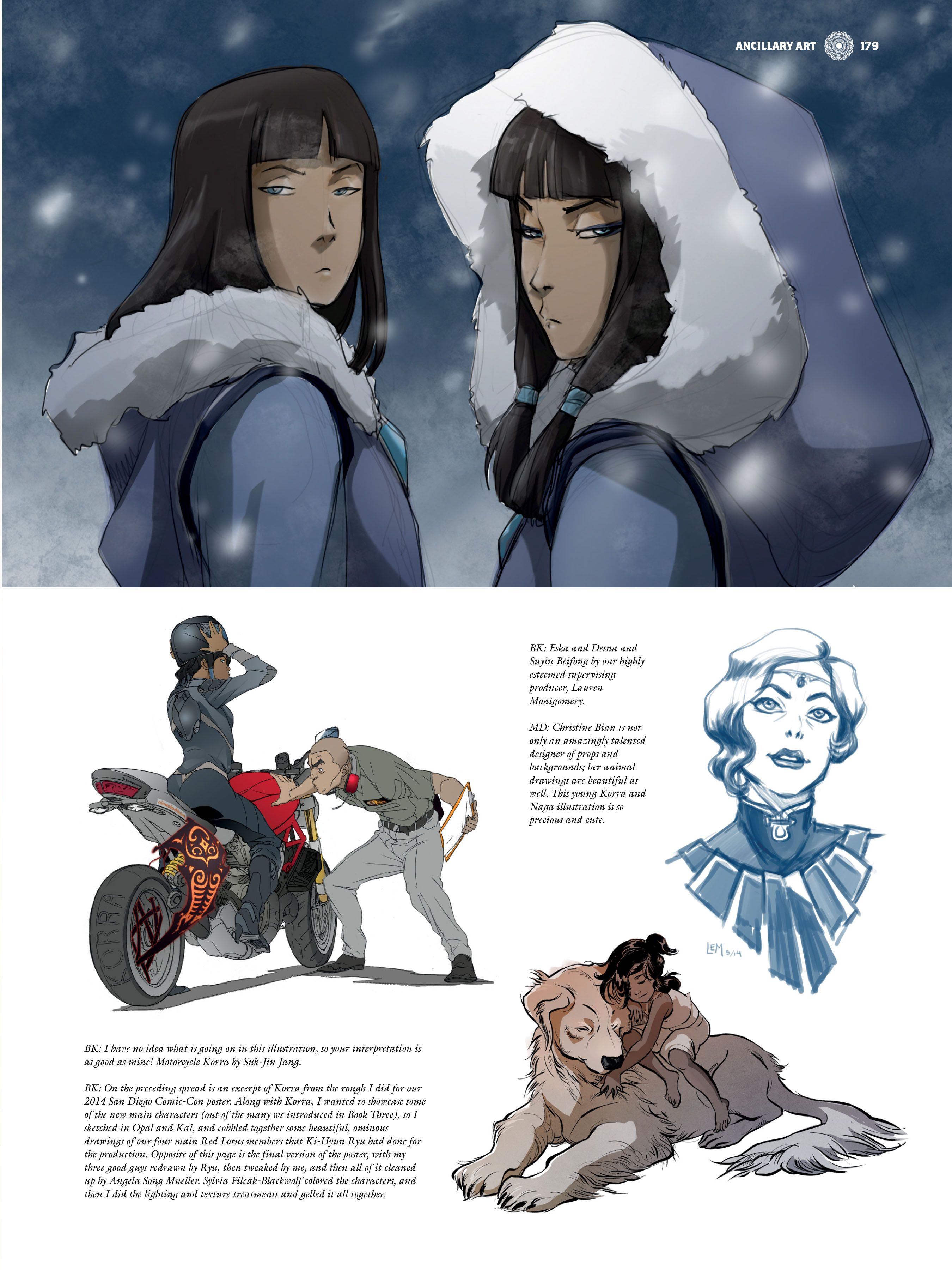 Read online The Legend of Korra: The Art of the Animated Series comic -  Issue # TPB 3 - 180
