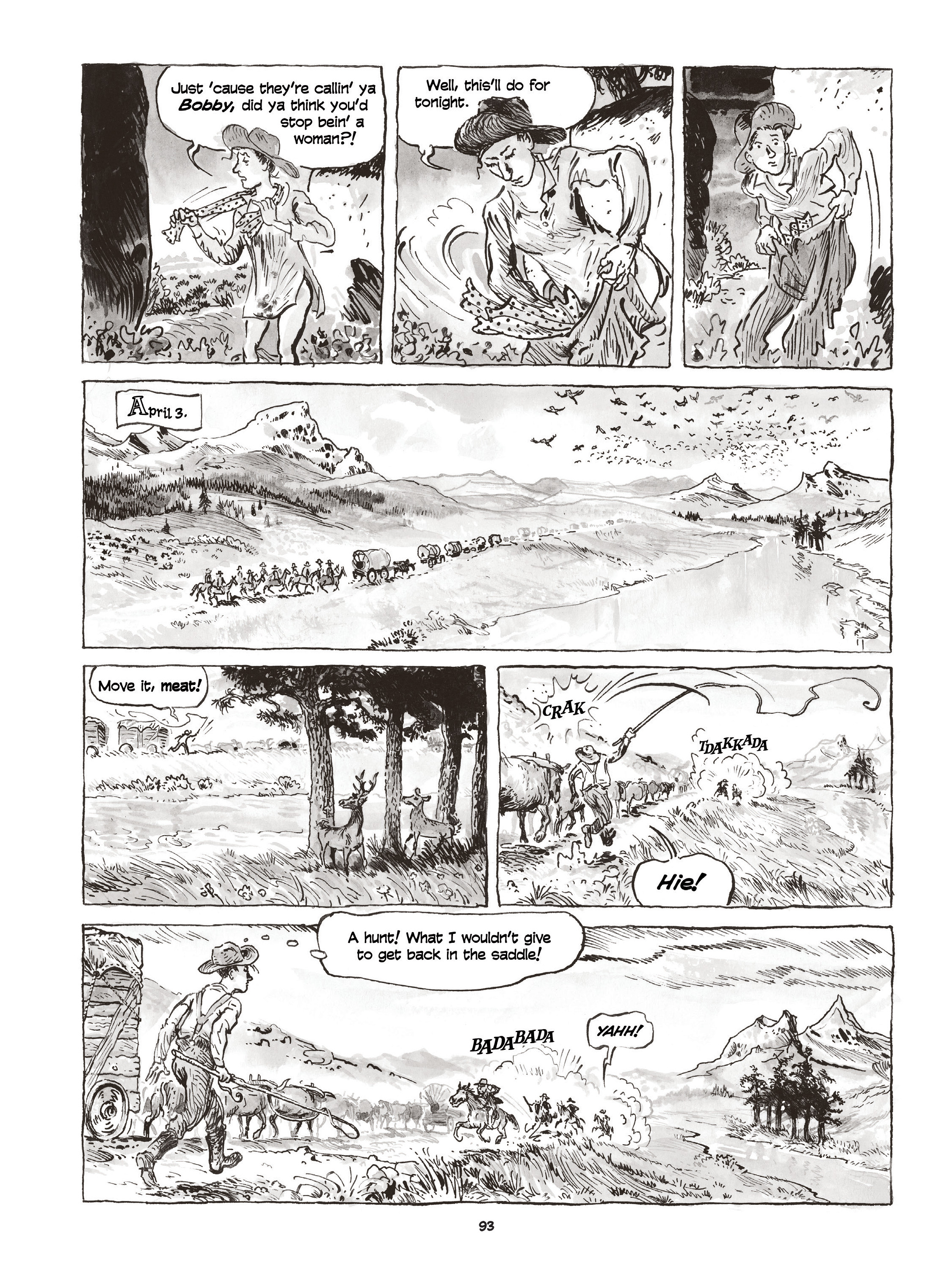 Read online Calamity Jane: The Calamitous Life of Martha Jane Cannary comic -  Issue # TPB (Part 1) - 90