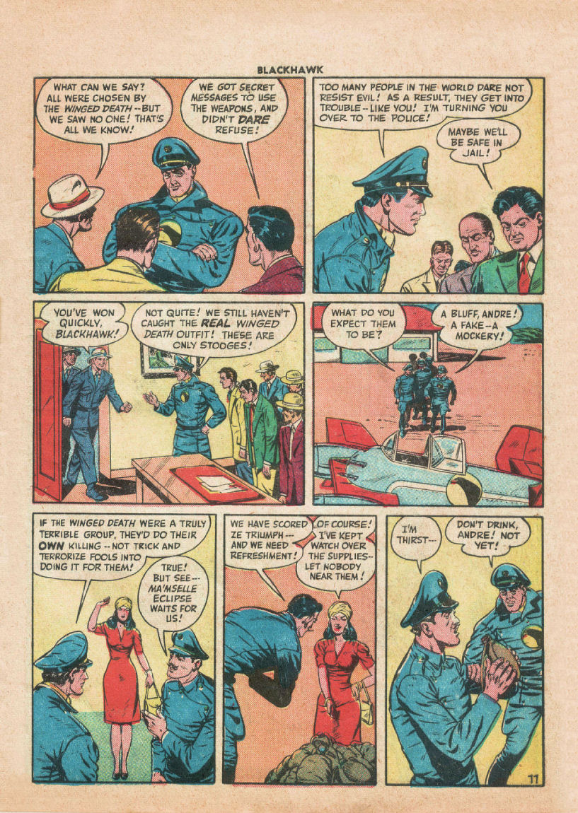 Read online Blackhawk (1957) comic -  Issue #12 - 13