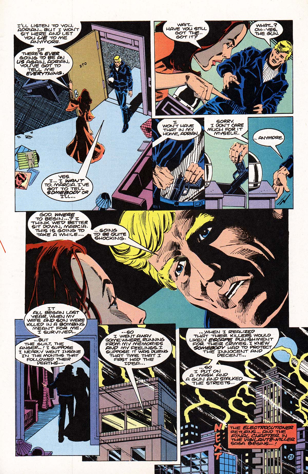 Read online Vigilante (1983) comic -  Issue #22 - 24