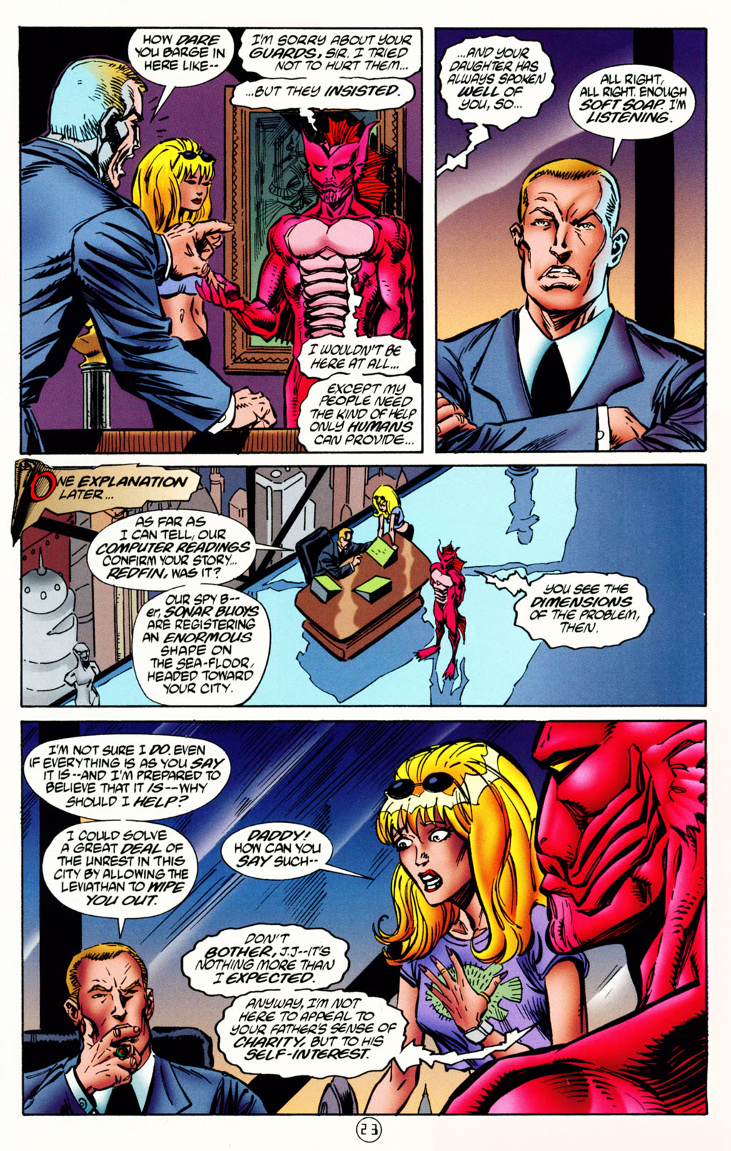 Read online Tangent Comics/ Sea Devils comic -  Issue # Full - 29