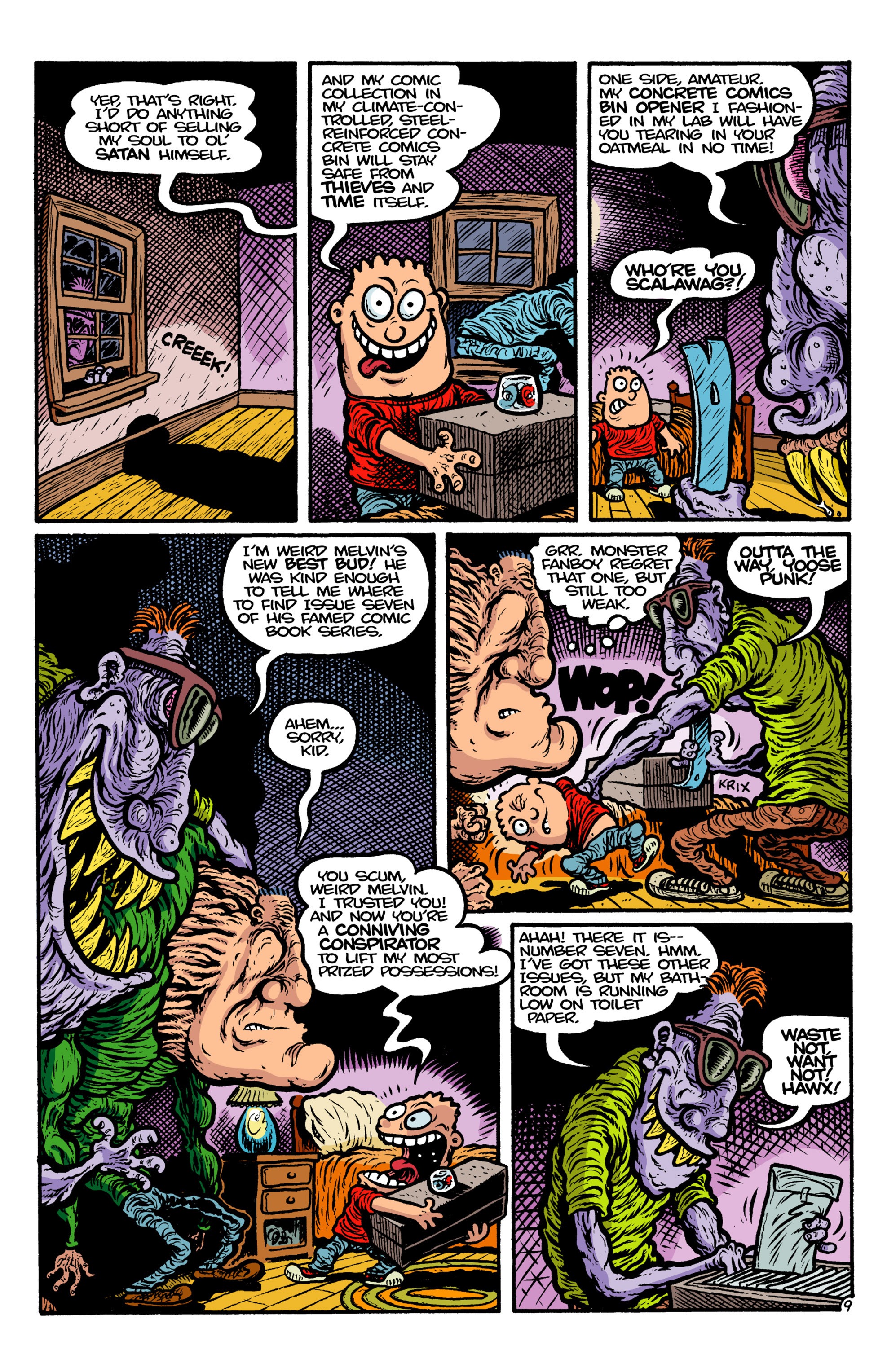 Read online Weird Melvin comic -  Issue #2 - 11