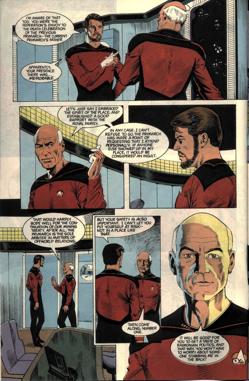 Read online Star Trek: The Next Generation (1989) comic -  Issue #1 - 5