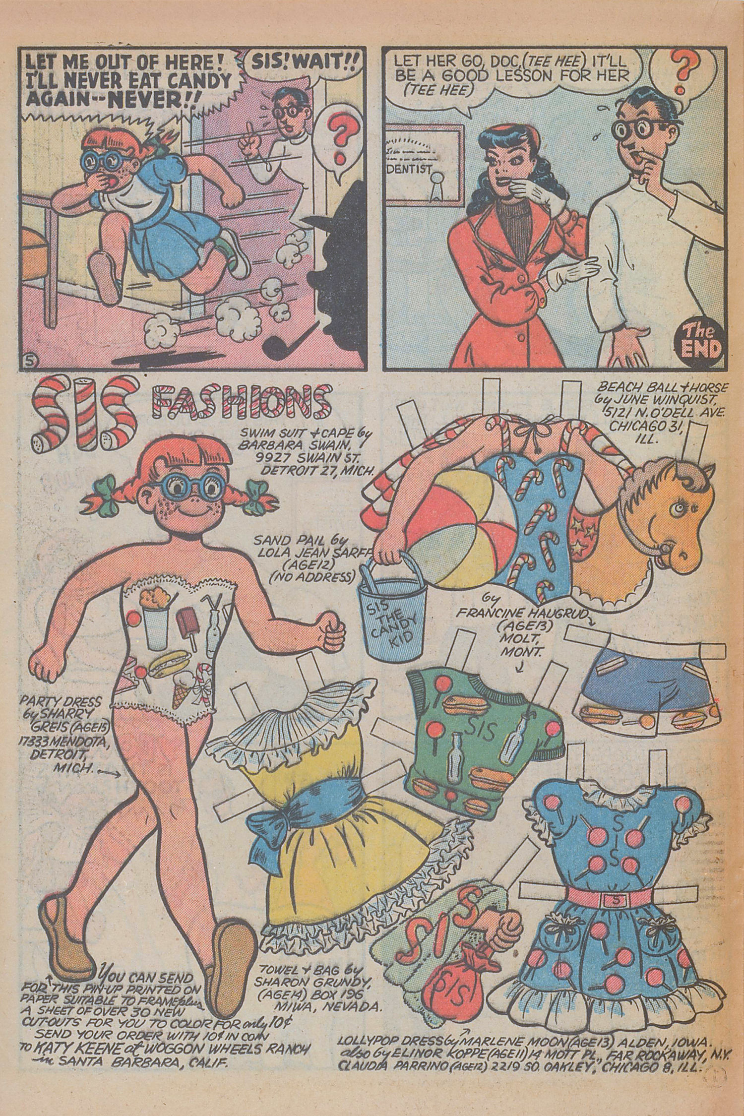Read online Katy Keene (1949) comic -  Issue #9 - 16