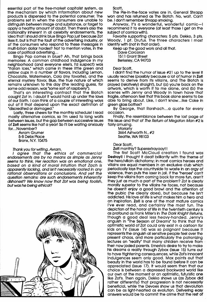 Read online Zot! comic -  Issue #24 - 21