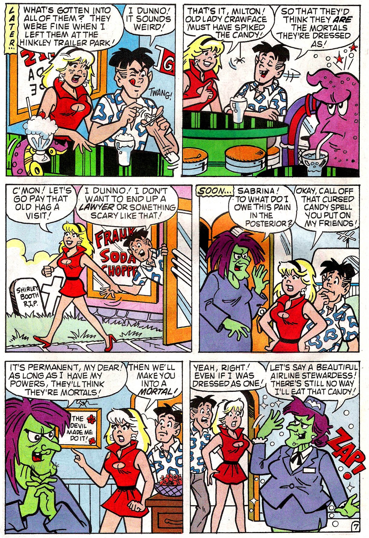Read online Sabrina's Holiday Spectacular comic -  Issue #1 - 9