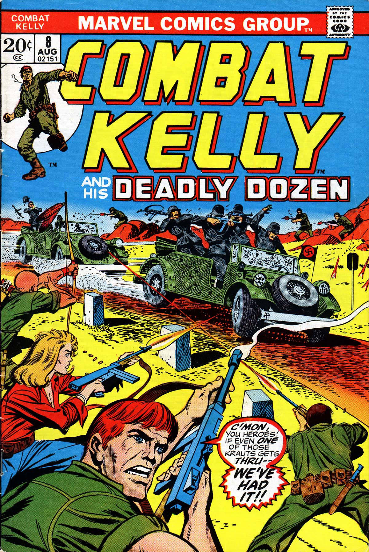 Read online Combat Kelly comic -  Issue #8 - 1