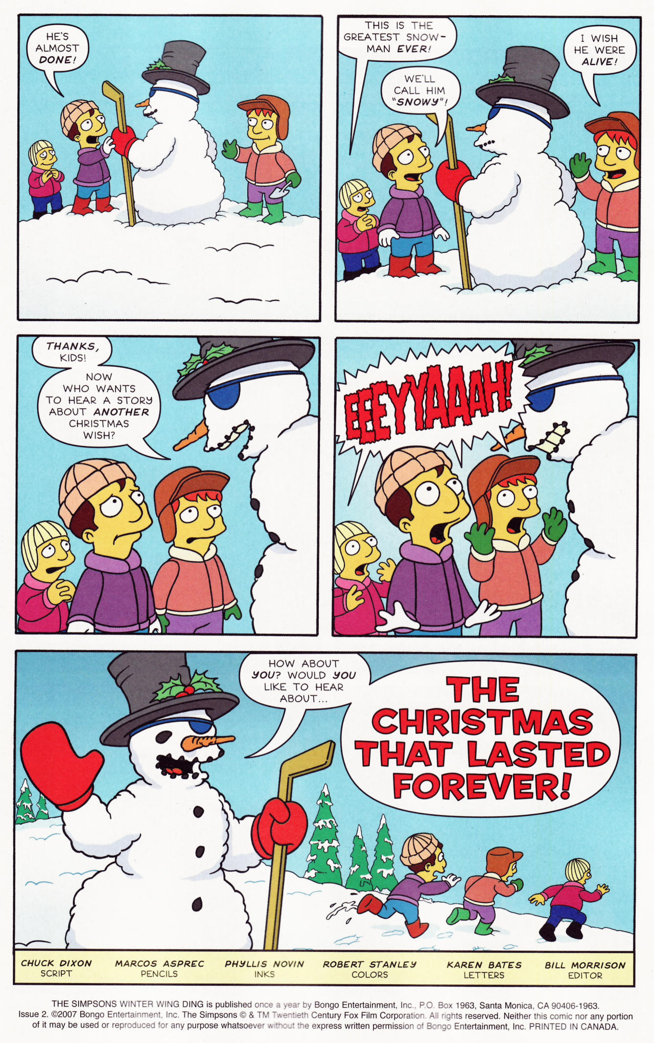 Read online The Simpsons Winter Wingding comic -  Issue #2 - 3