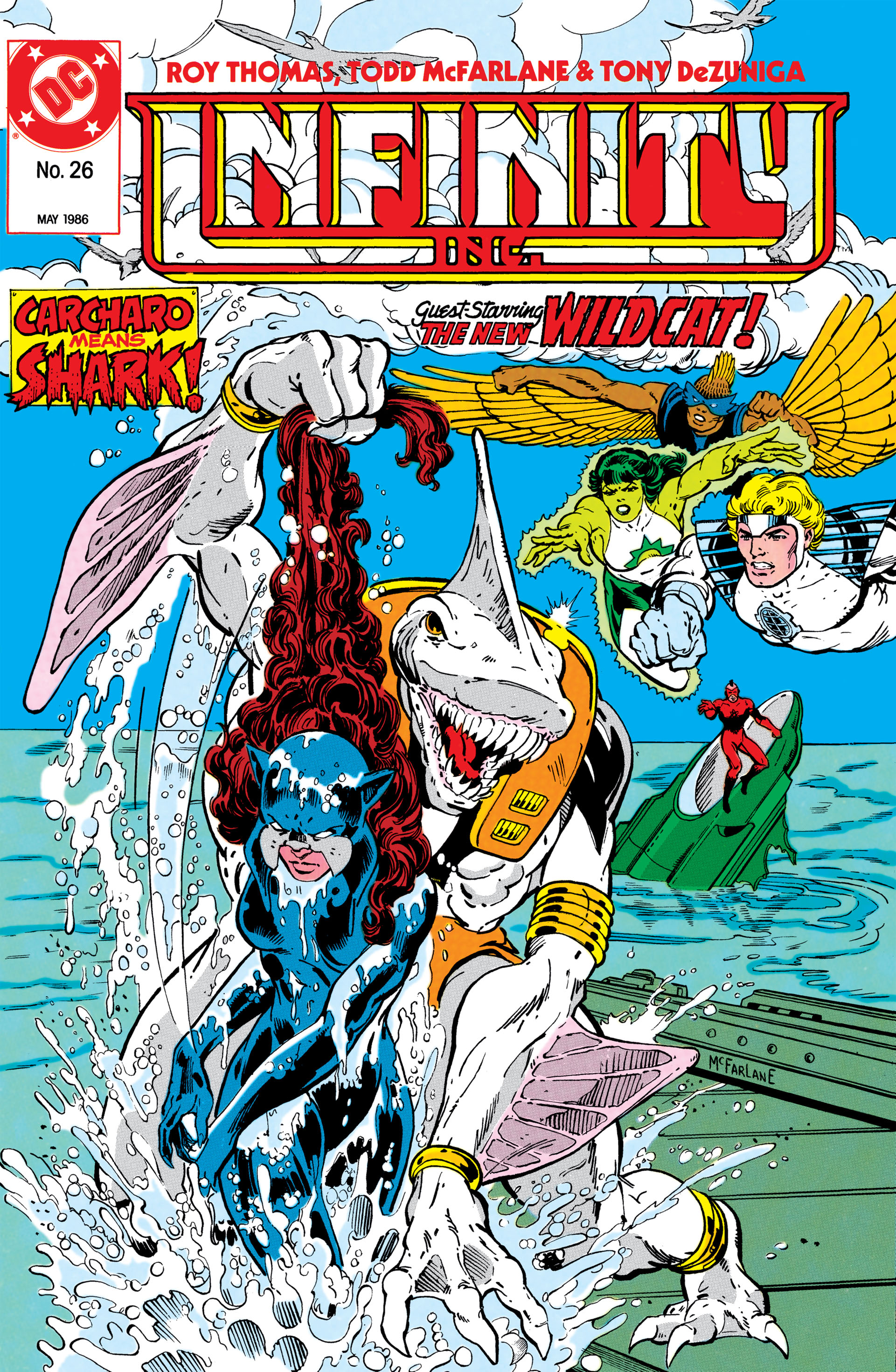 Read online Infinity Inc. (1984) comic -  Issue #26 - 1