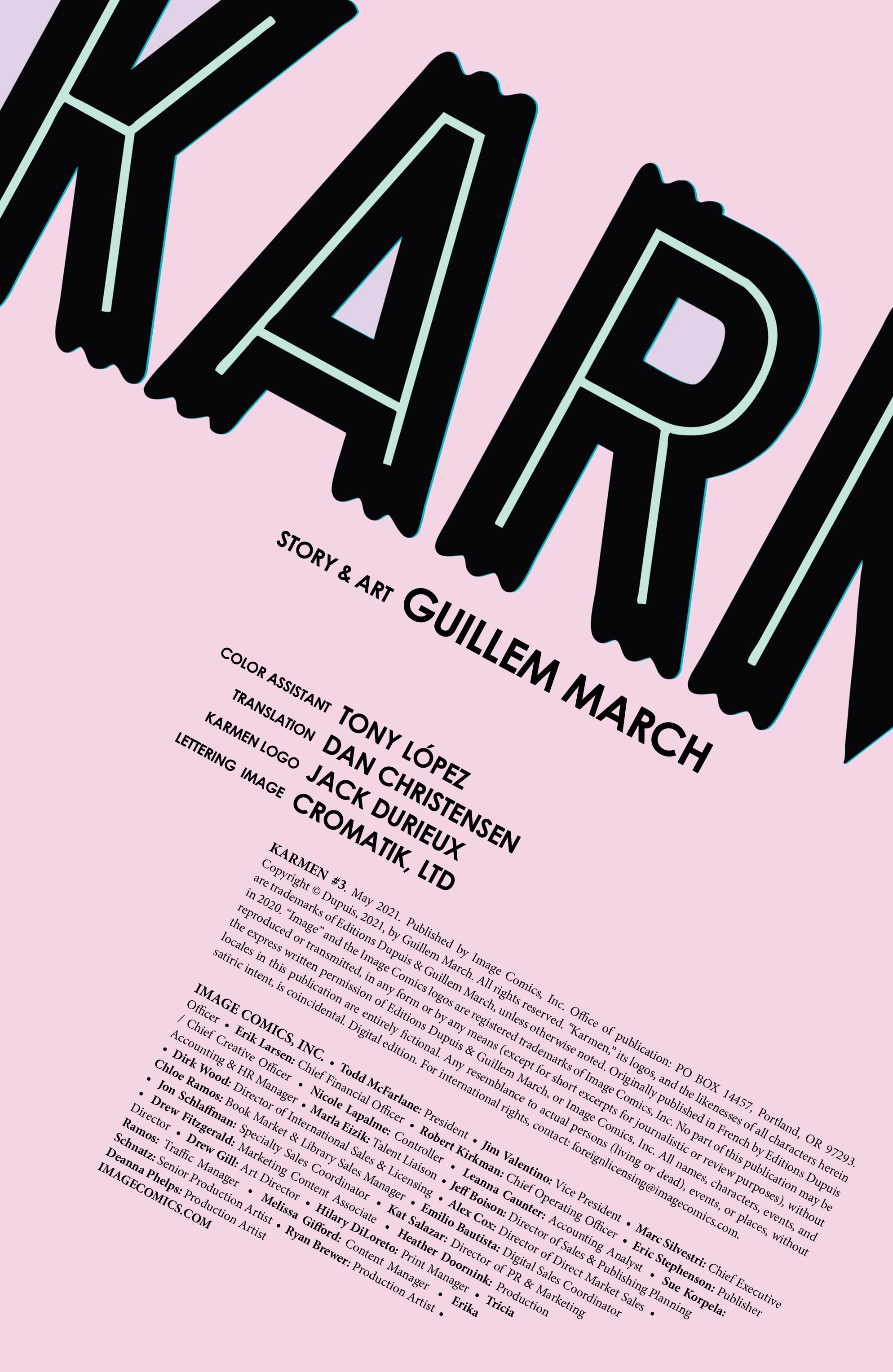 Read online Karmen (2021) comic -  Issue #3 - 2