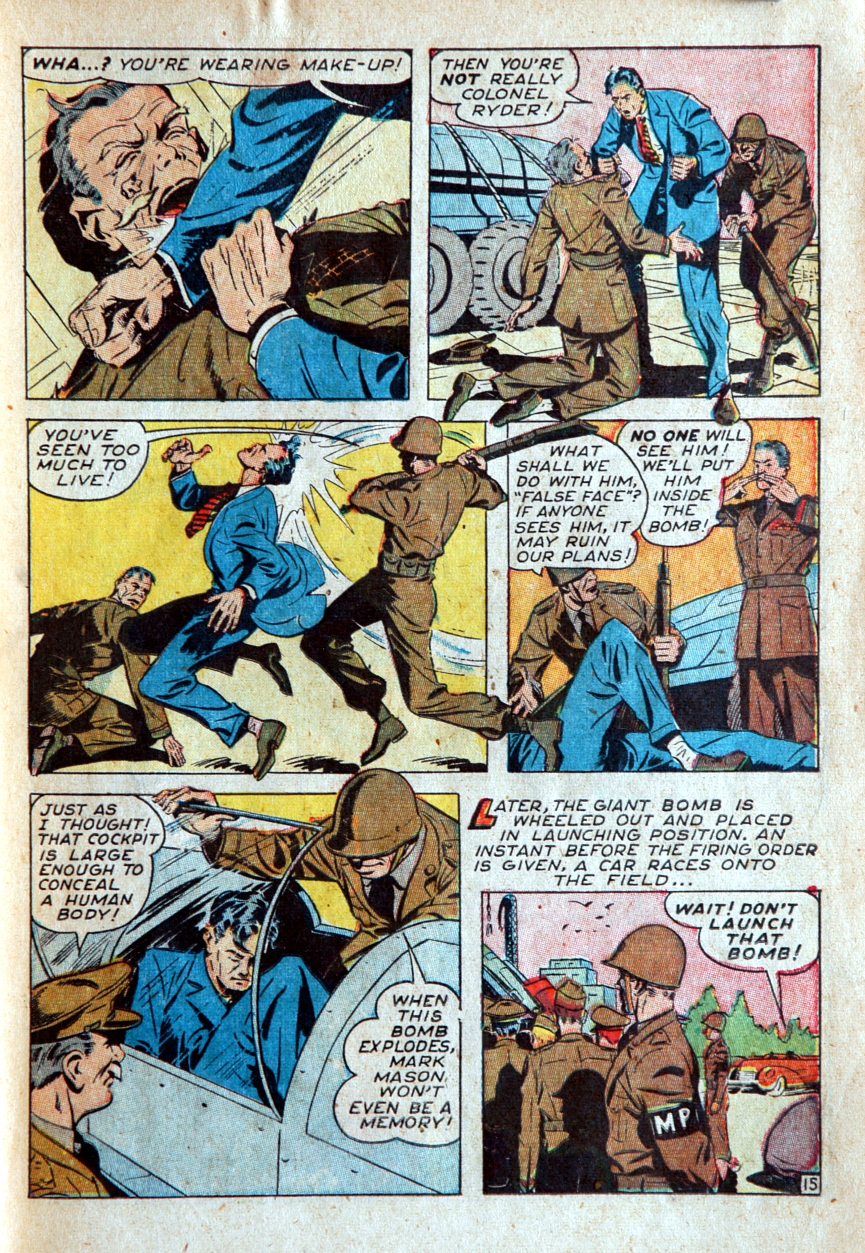 Read online Blonde Phantom Comics comic -  Issue #12 - 17