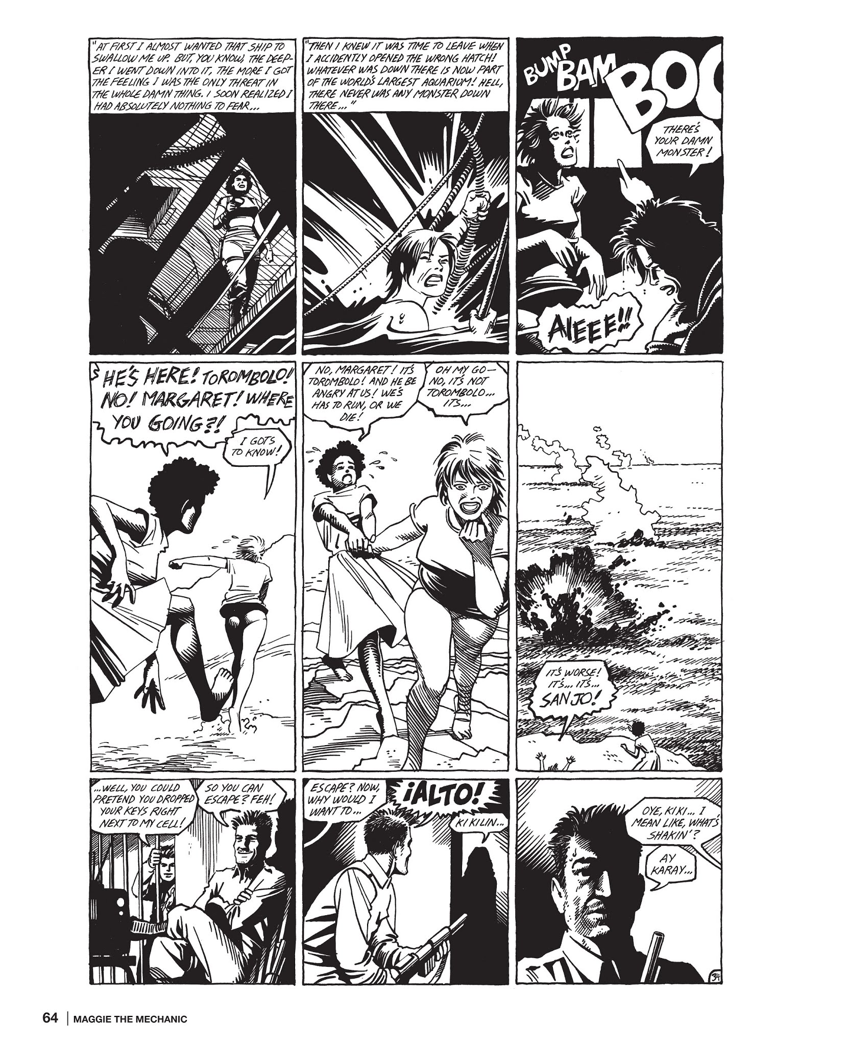 Read online Maggie the Mechanic: The Love & Rockets Library - Locas comic -  Issue # TPB (Part 1) - 64