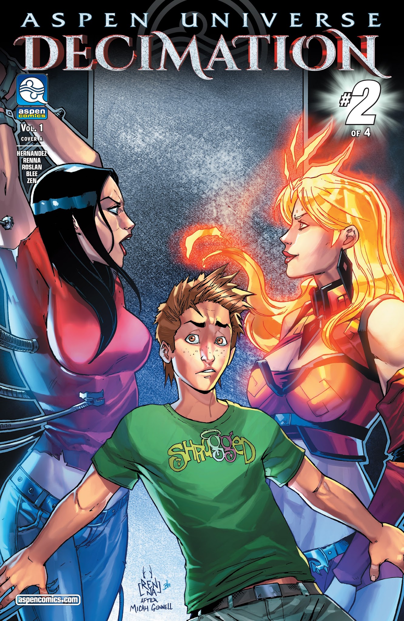 Read online Aspen Universe: Decimation comic -  Issue #2 - 1