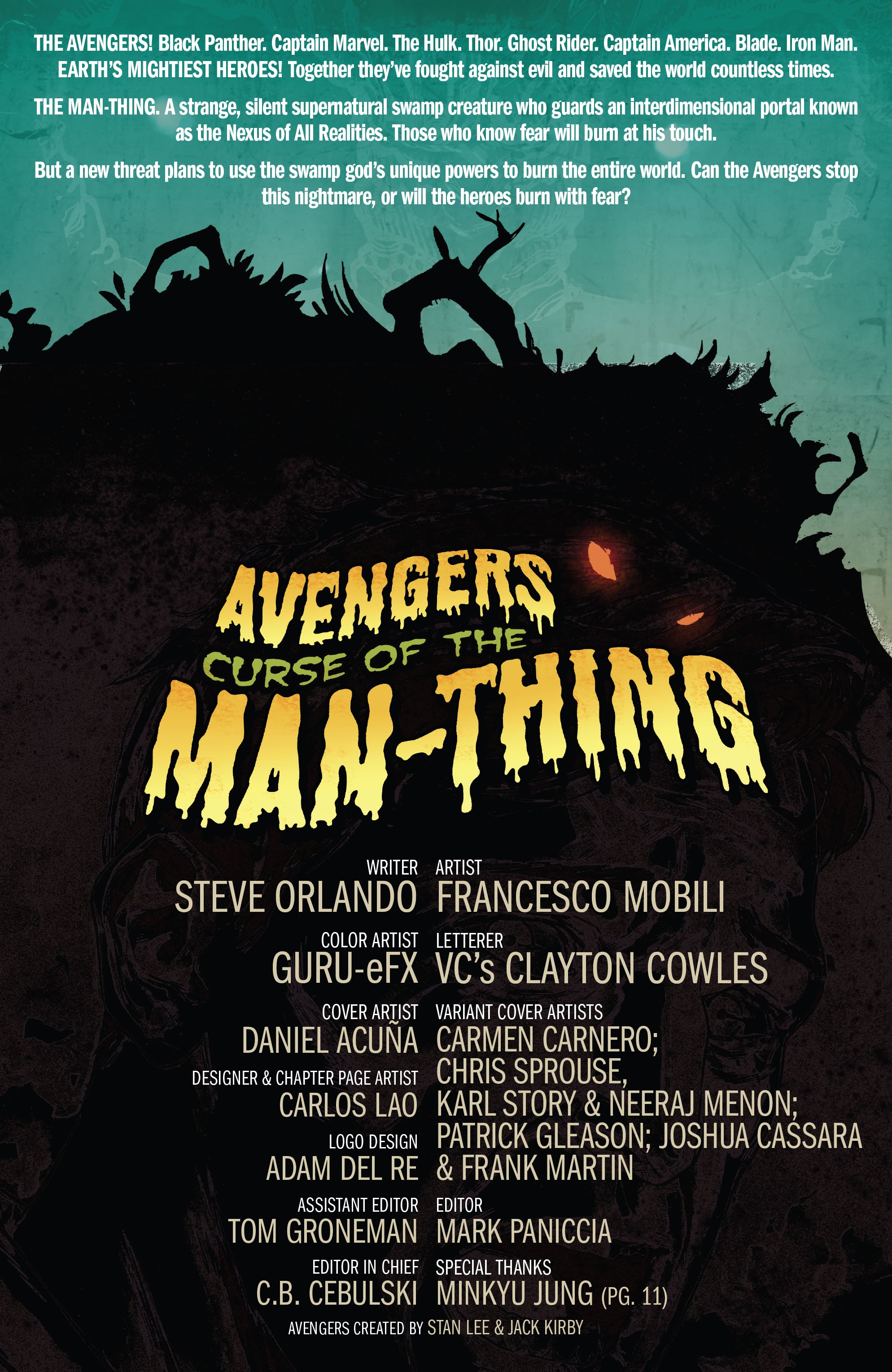 Read online Curse Of The Man-Thing comic -  Issue # Avengers - 2