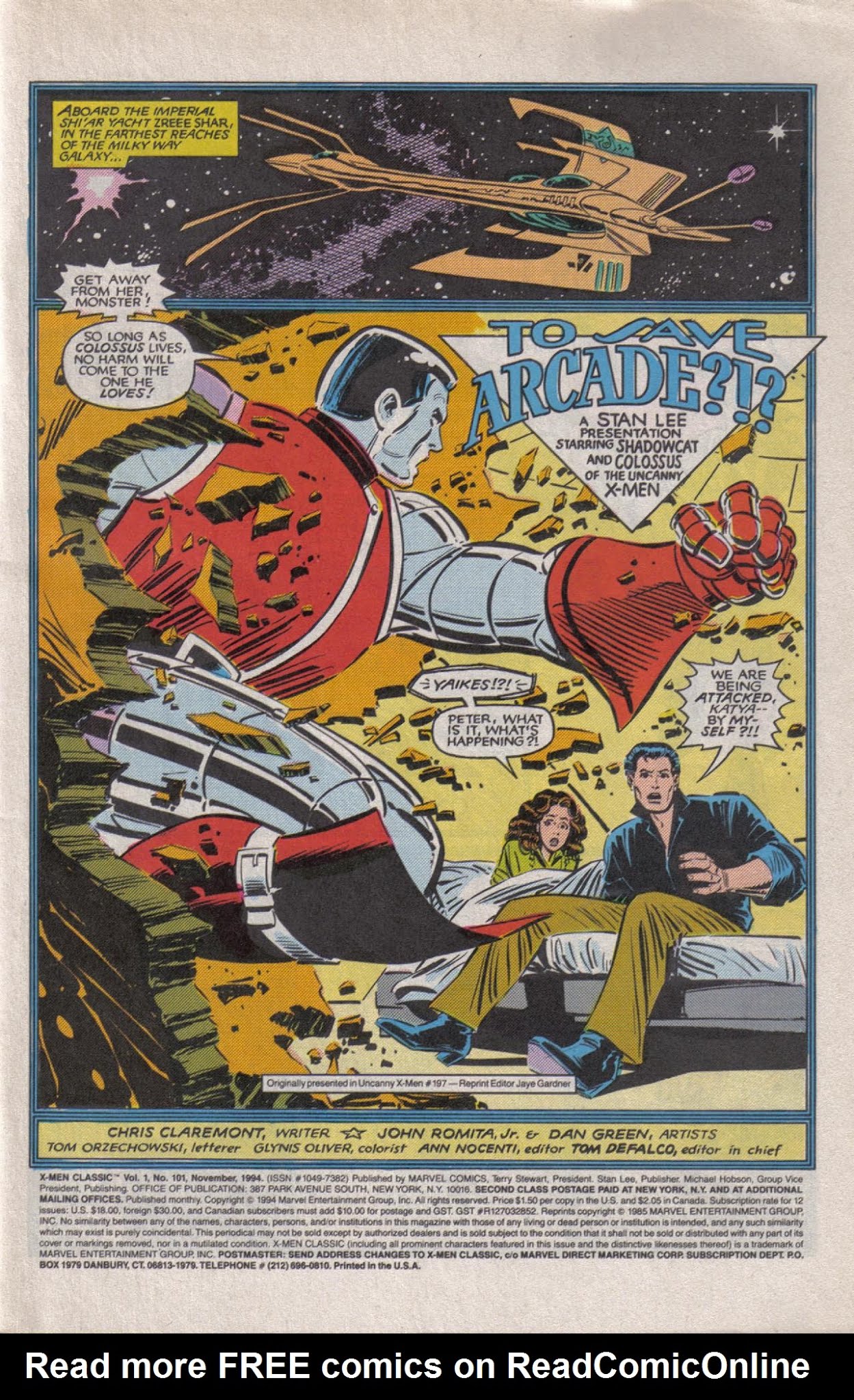 Read online X-Men Classic comic -  Issue #101 - 2