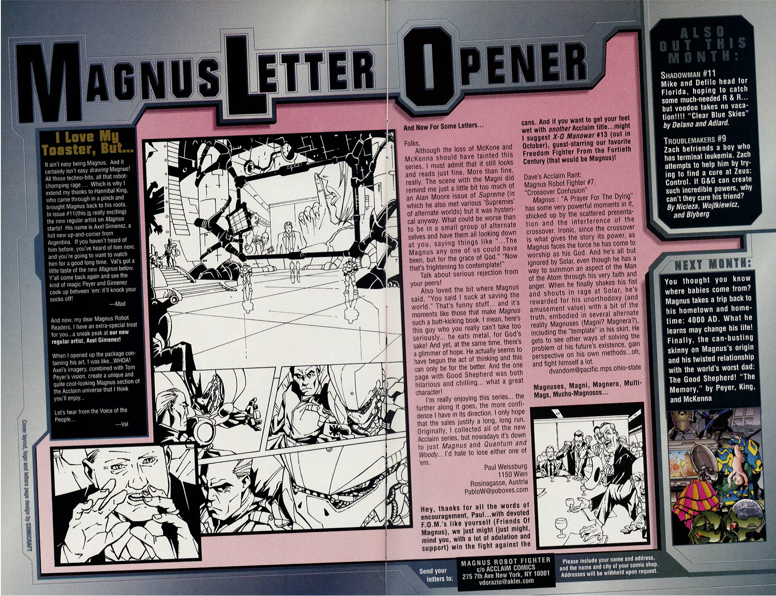 Read online Magnus Robot Fighter (1997) comic -  Issue #9 - 24