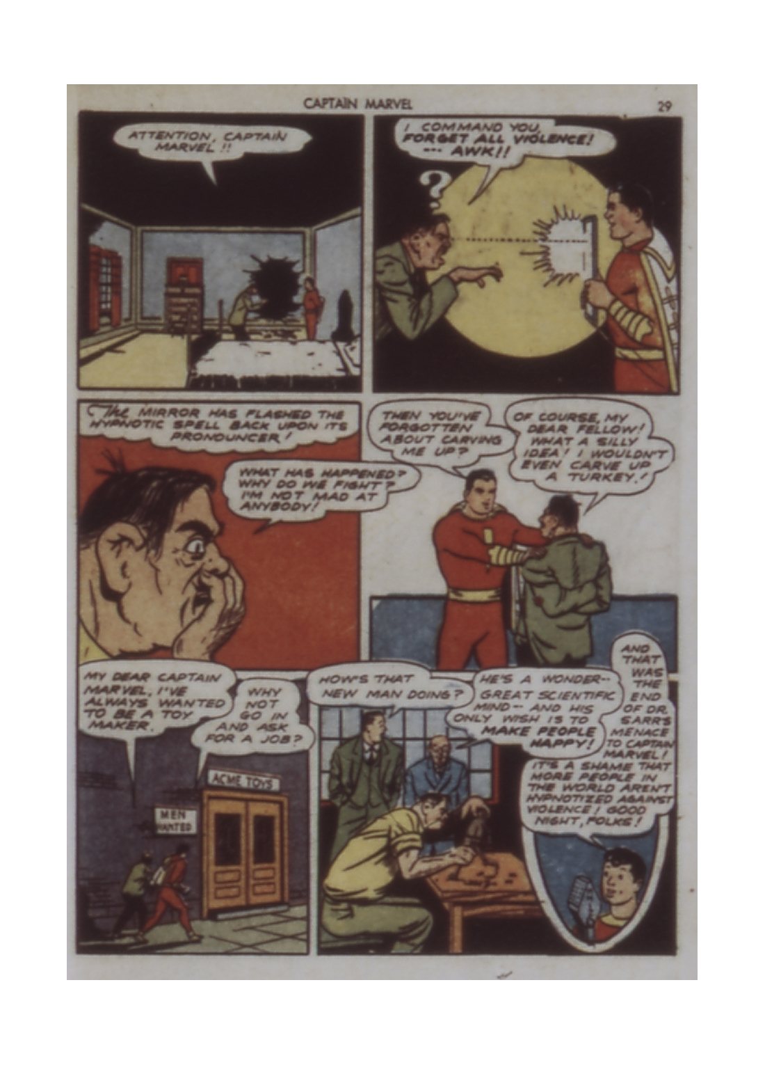 Read online Captain Marvel Adventures comic -  Issue #7 - 29