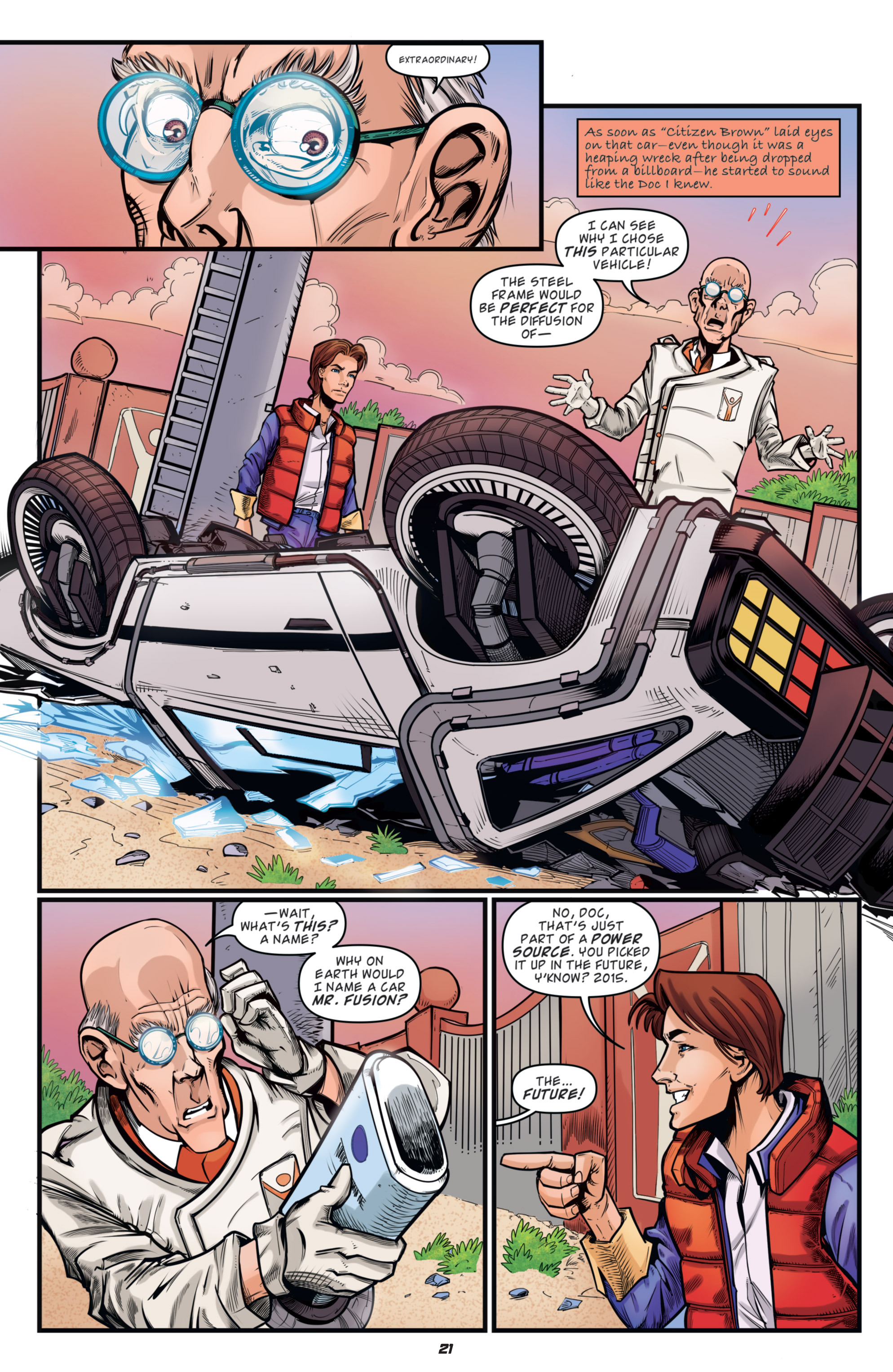 Read online Back to the Future: Citizen Brown comic -  Issue #3 - 23