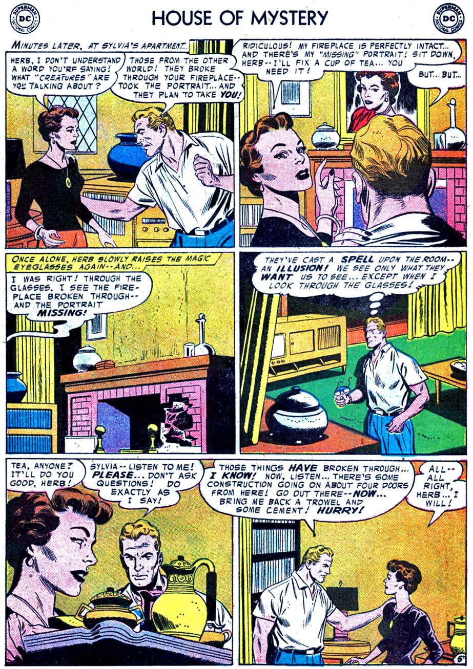 Read online House of Mystery (1951) comic -  Issue #58 - 7