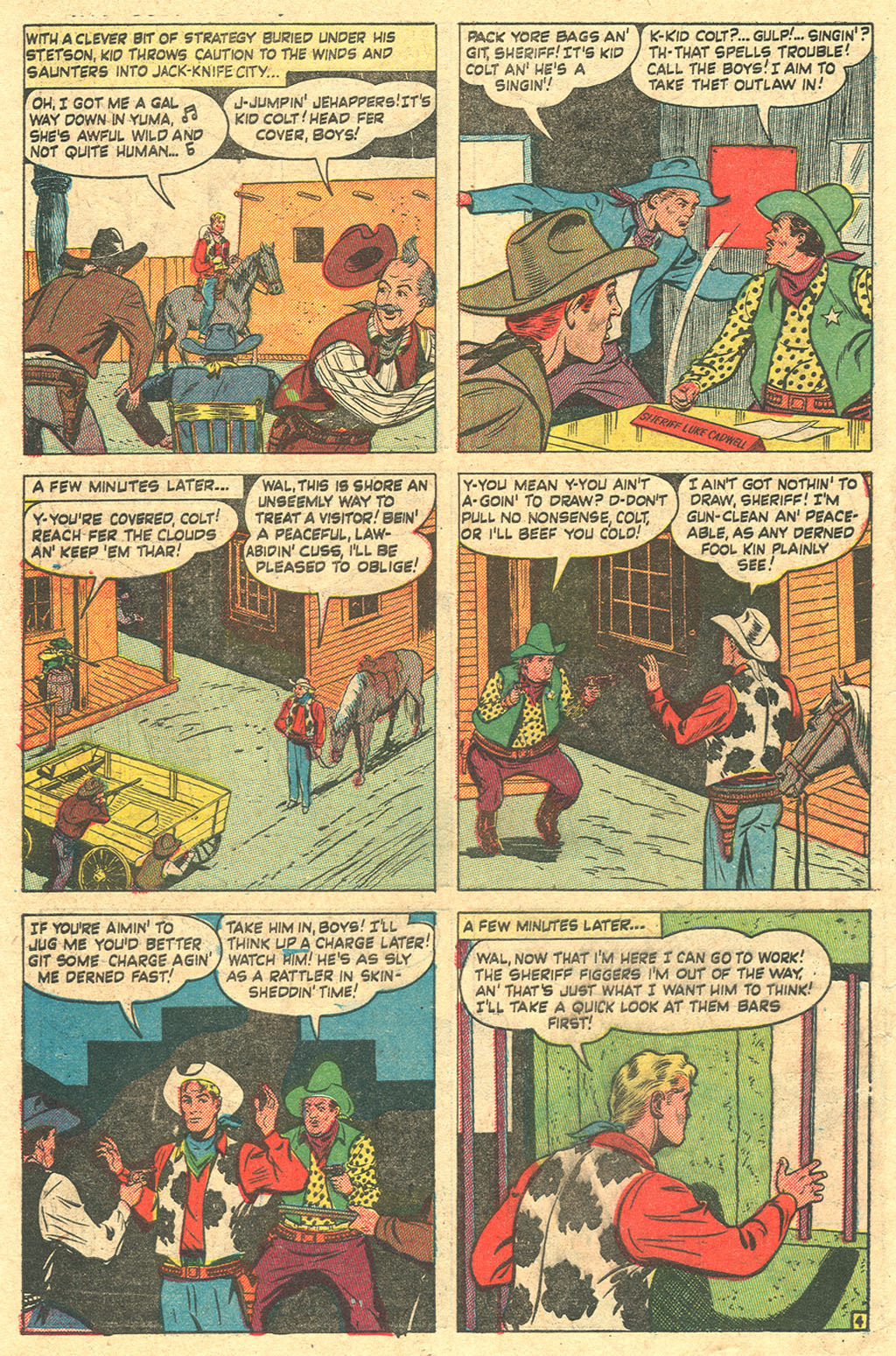 Read online Kid Colt Outlaw comic -  Issue #12 - 6