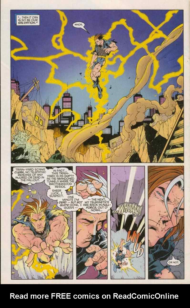 Read online X-Man comic -  Issue #29 - 19