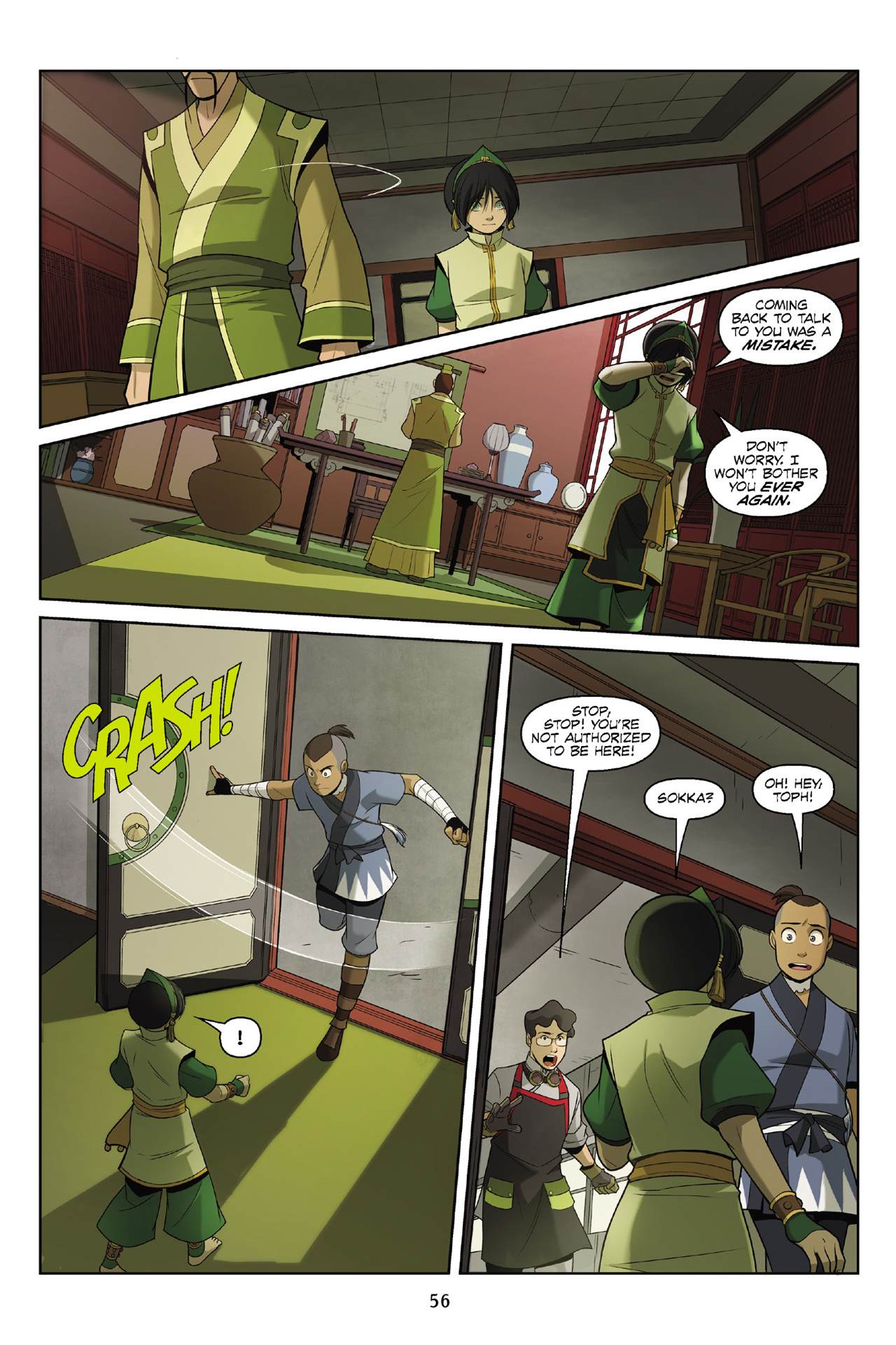 Read online Nickelodeon Avatar: The Last Airbender - The Rift comic -  Issue # Part 2 - 57