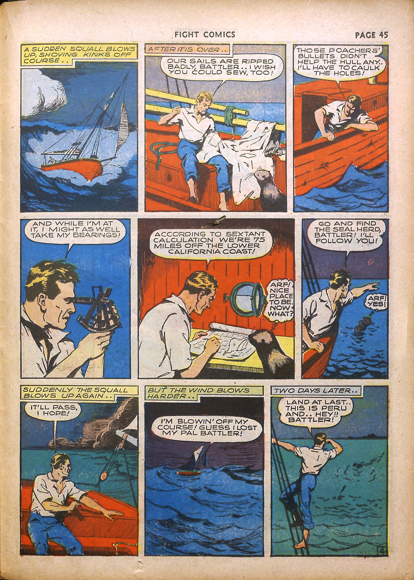 Read online Fight Comics comic -  Issue #14 - 47